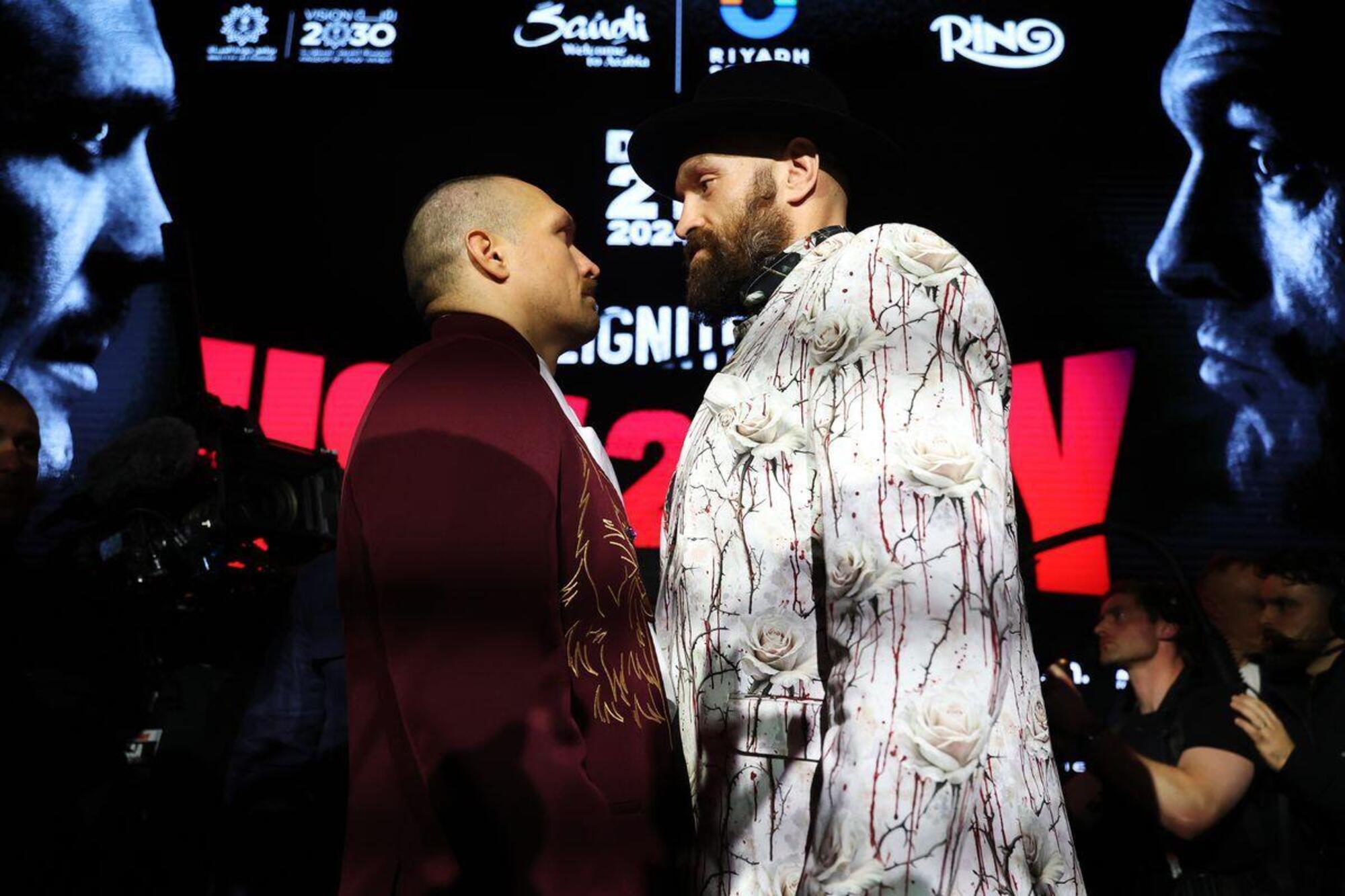 Oleksandr Usyk vs. Tyson Fury a Riyadh per il titolo unificato dei pesi massimi