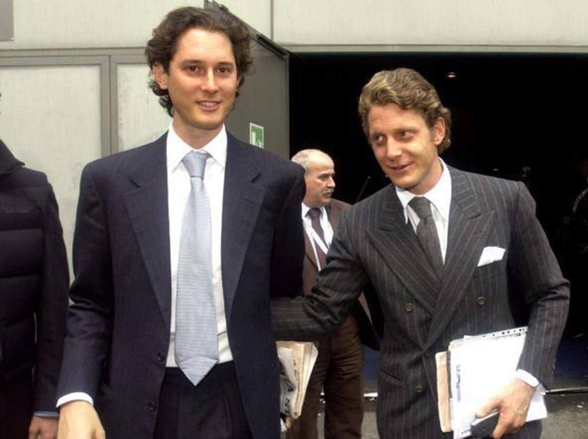 Lapo Elkann con il fratello John 