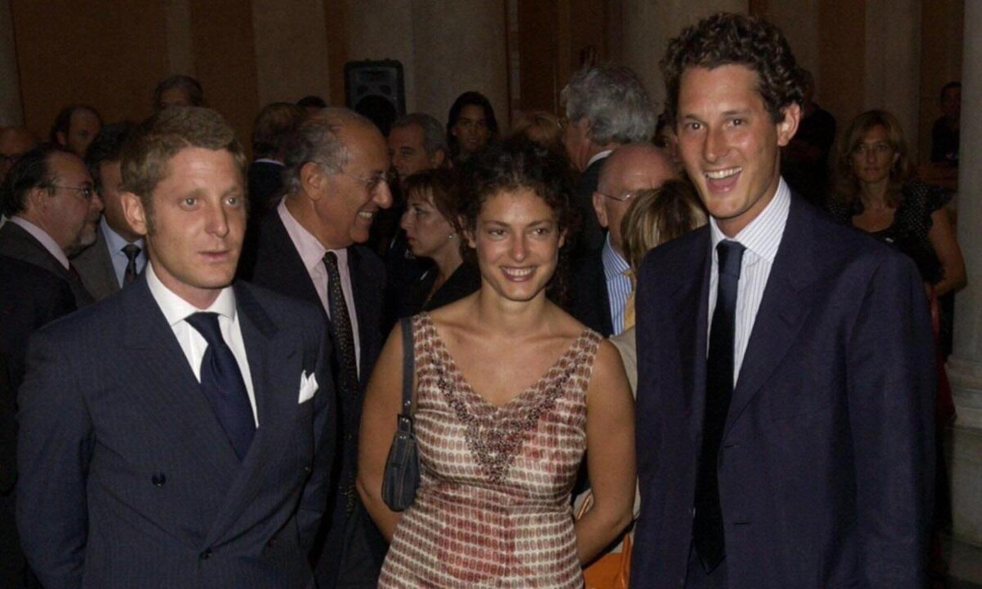 John, Margherita e Lapo Elkann