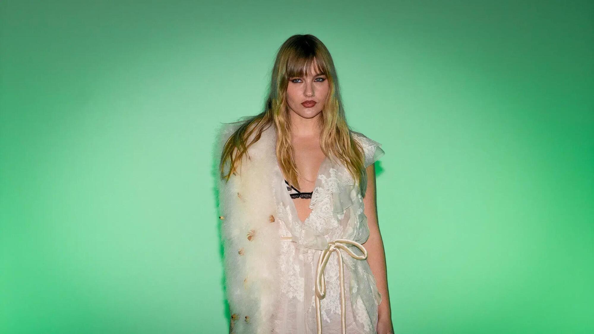 Victoria De Angelis dei Maneskin all'evento Equal donne per Spotify Italia