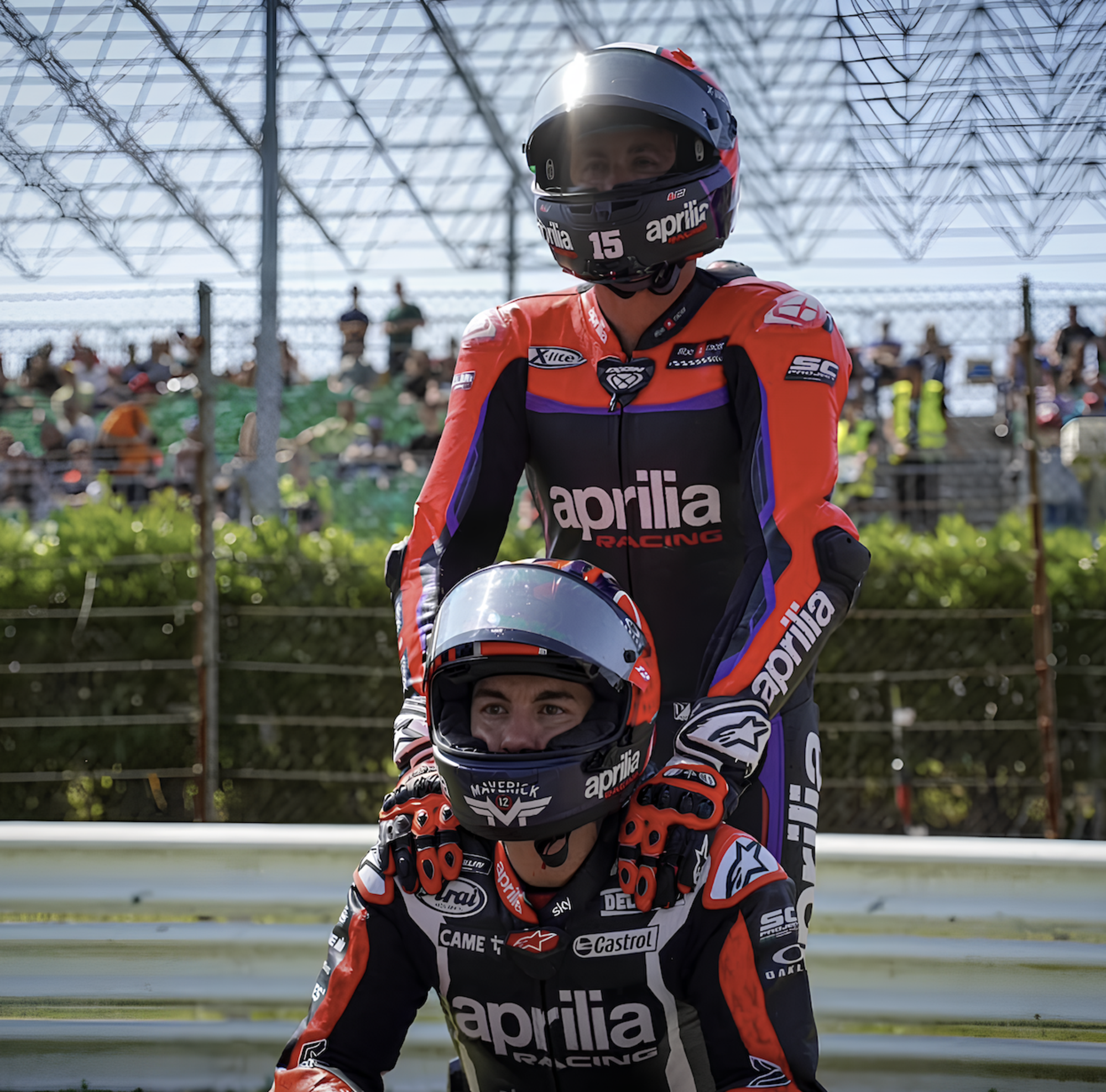 Matteo Baiocco e Maverick Vinales