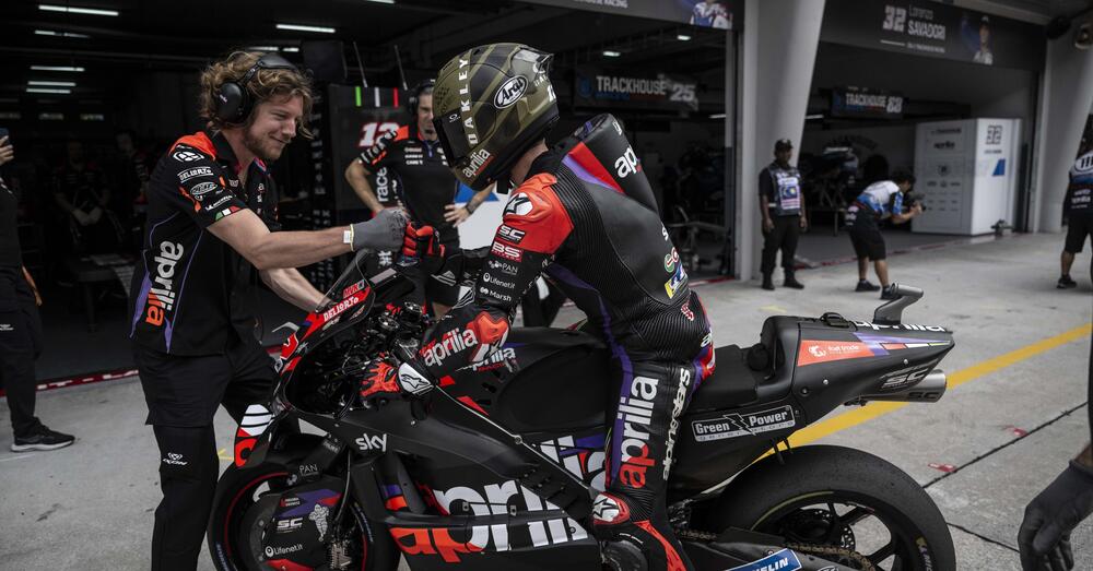 Reportage esclusivo: un giorno di lavoro per Aprilia nel box di Maverick Vinales per capire il grande segreto di un Team della MotoGP