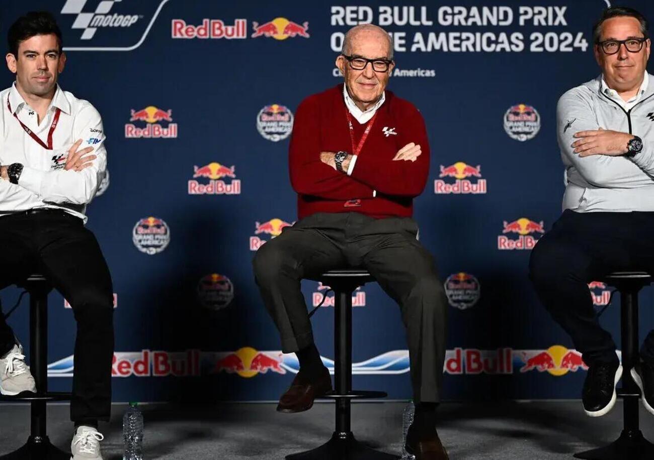 S&igrave;, l&#039;acquisizione della MotoGP da parte di Liberty Media ora &egrave; un caso su cui l&#039;Unione Europea indaga seriamente. Ma Carmelo Ezpeleta non fa una piega...