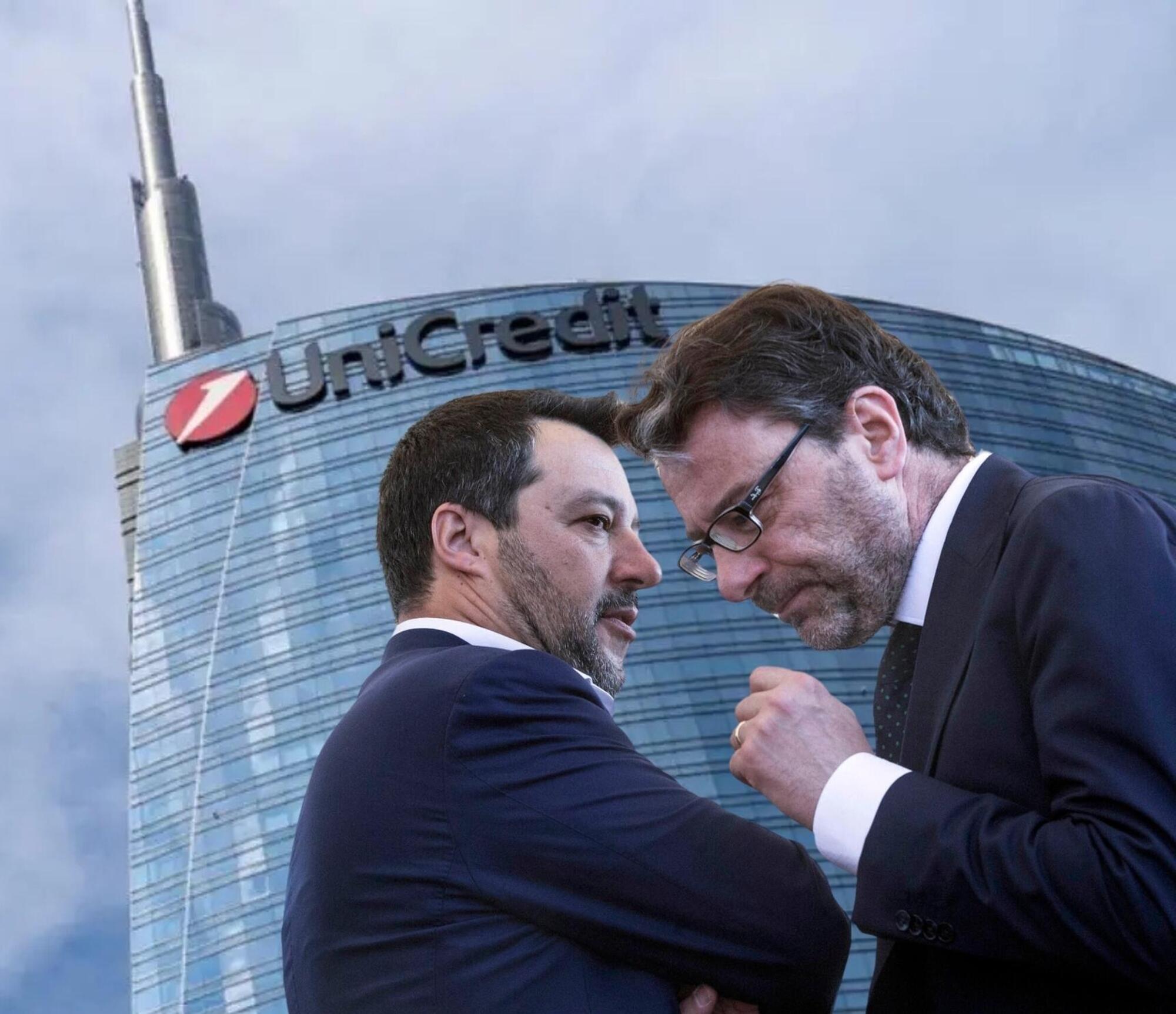 unicredit banco bpm golden power ministro giorgetti salvini