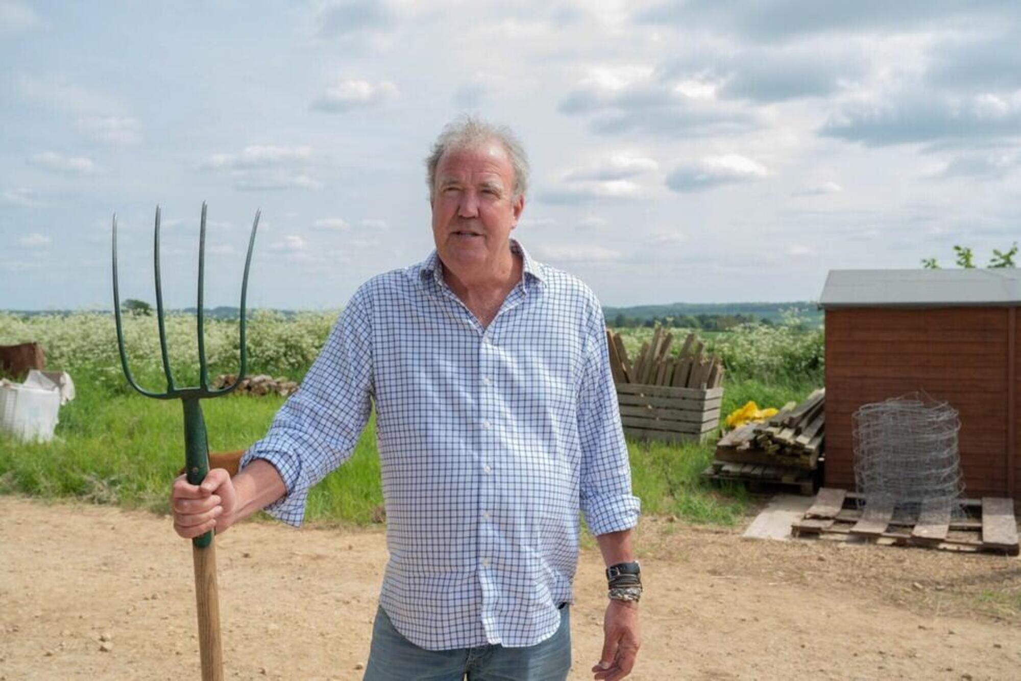 Jeremy Clarkson nella sua fattoria