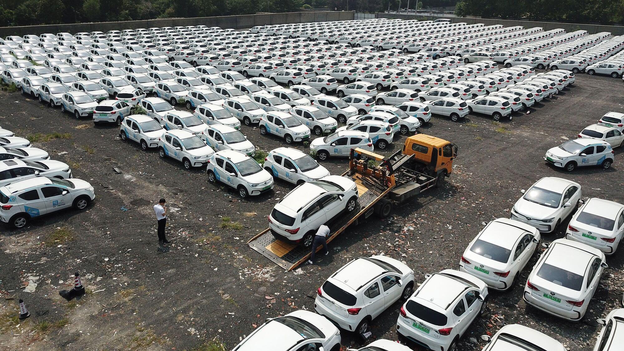 I &quot;cimiteri green&quot; di auto elettriche in Cina