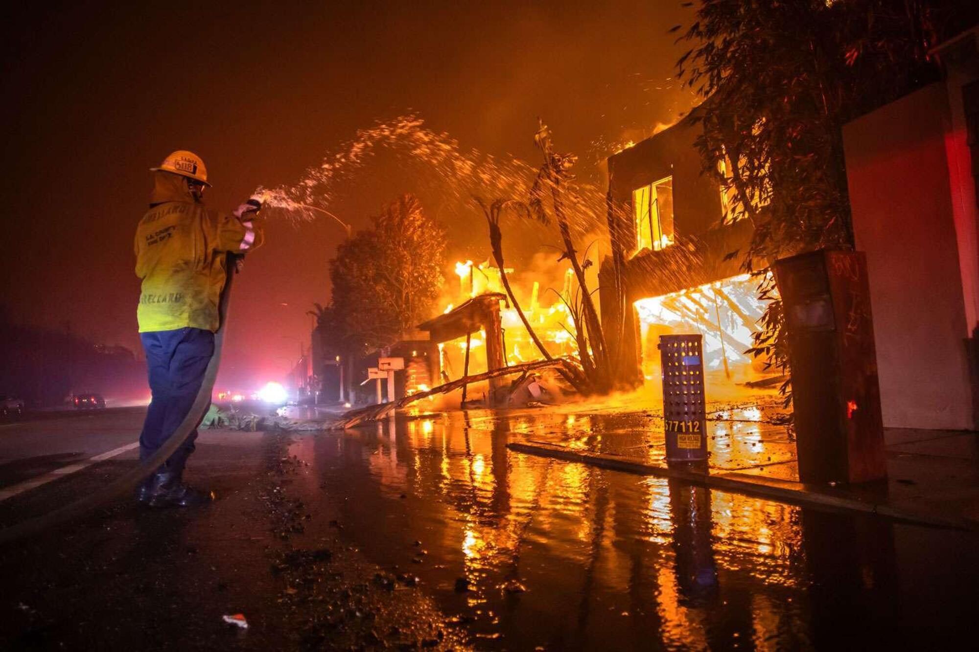 I vigili di fuoco (senz'acqua) di Los Angeles