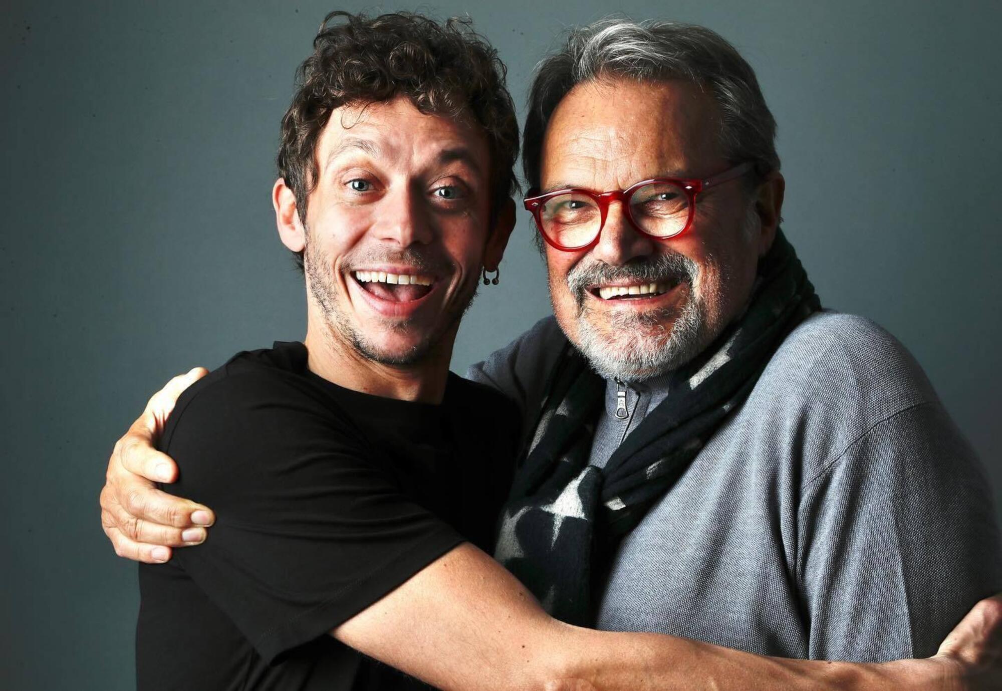 Valentino Rossi e Oliviero Toscani