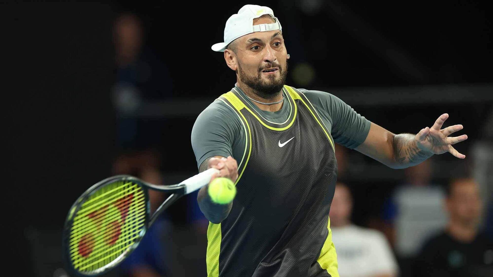 Kyrgios si ritira dal doppio agli Australian Open