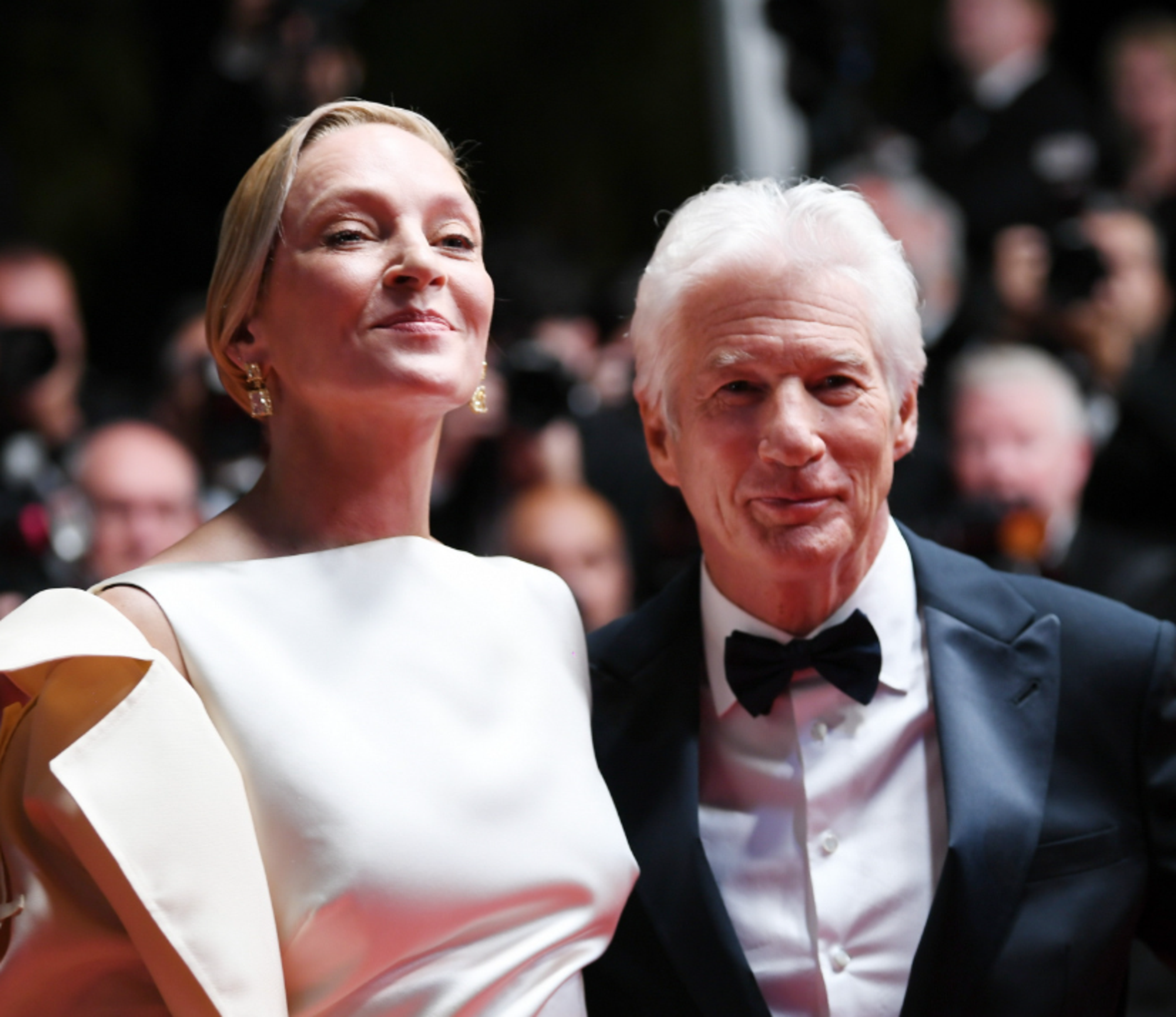 Uma Thurman e Richard Gere al Festival di Cannes 2024