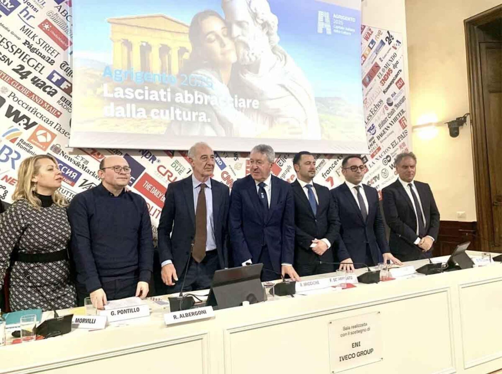 La conferenza stampa di Agrigento Capitale della cultura 2025 (senza Alessandro Giuli e Renato Schifani)