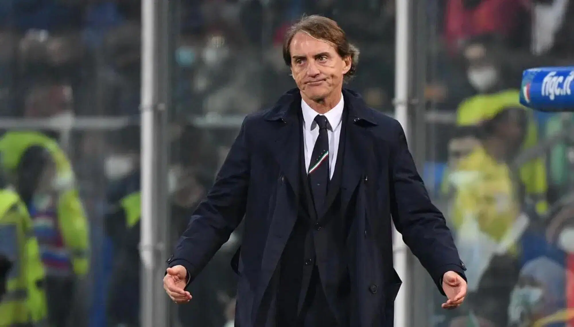 L'allenatore della Nazionale, Roberto Mancini