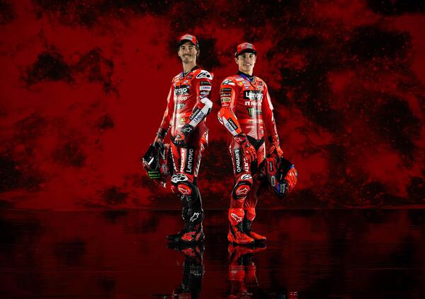 Siamo a Madonna di Campiglio con Marc Marquez e Pecco Bagnaia: s&igrave;, in questa MotoGP 2025 Ducati vuole tutto l&rsquo;oro del mondo