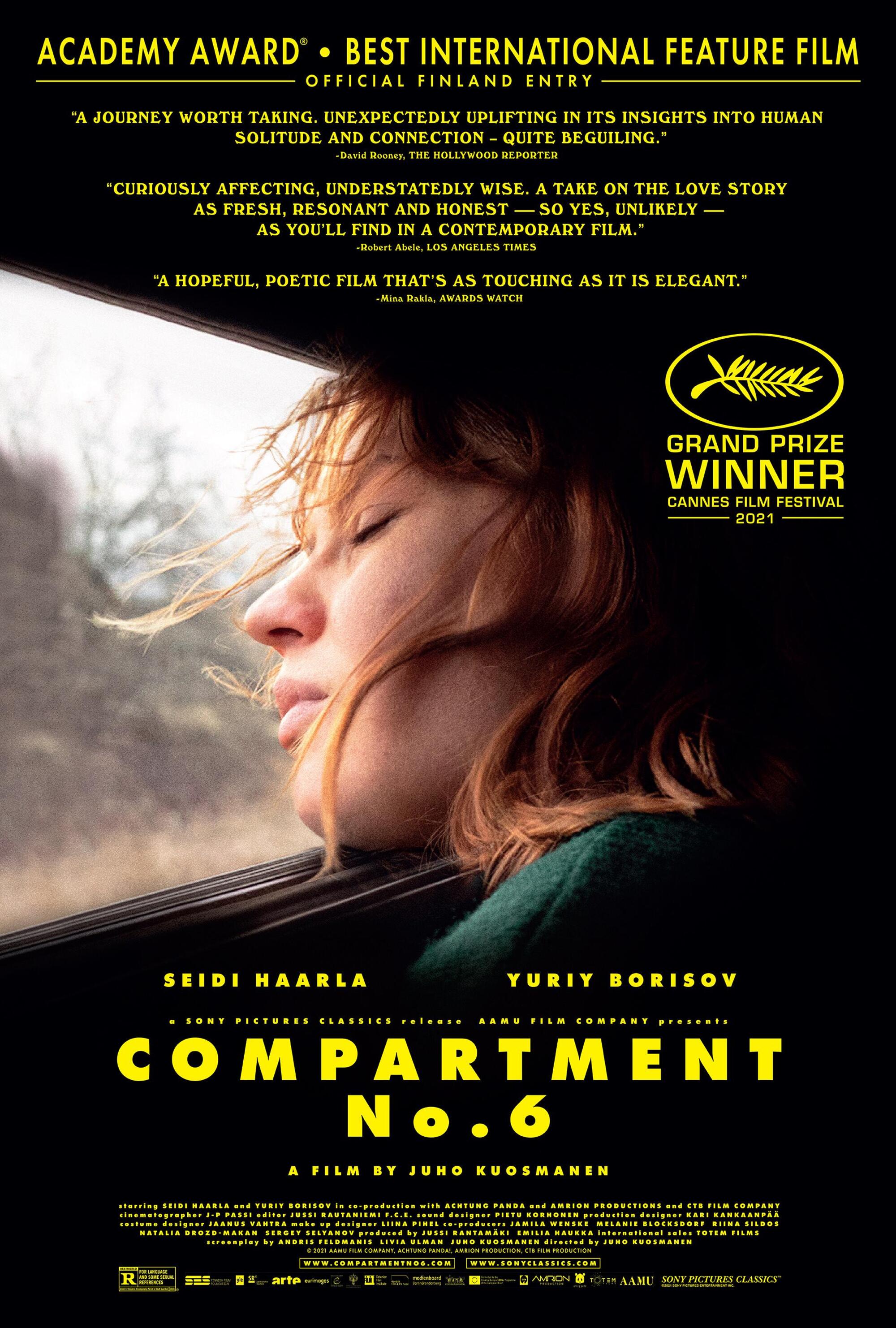 Il film Compartment n. 6 di Juho Kousmannen