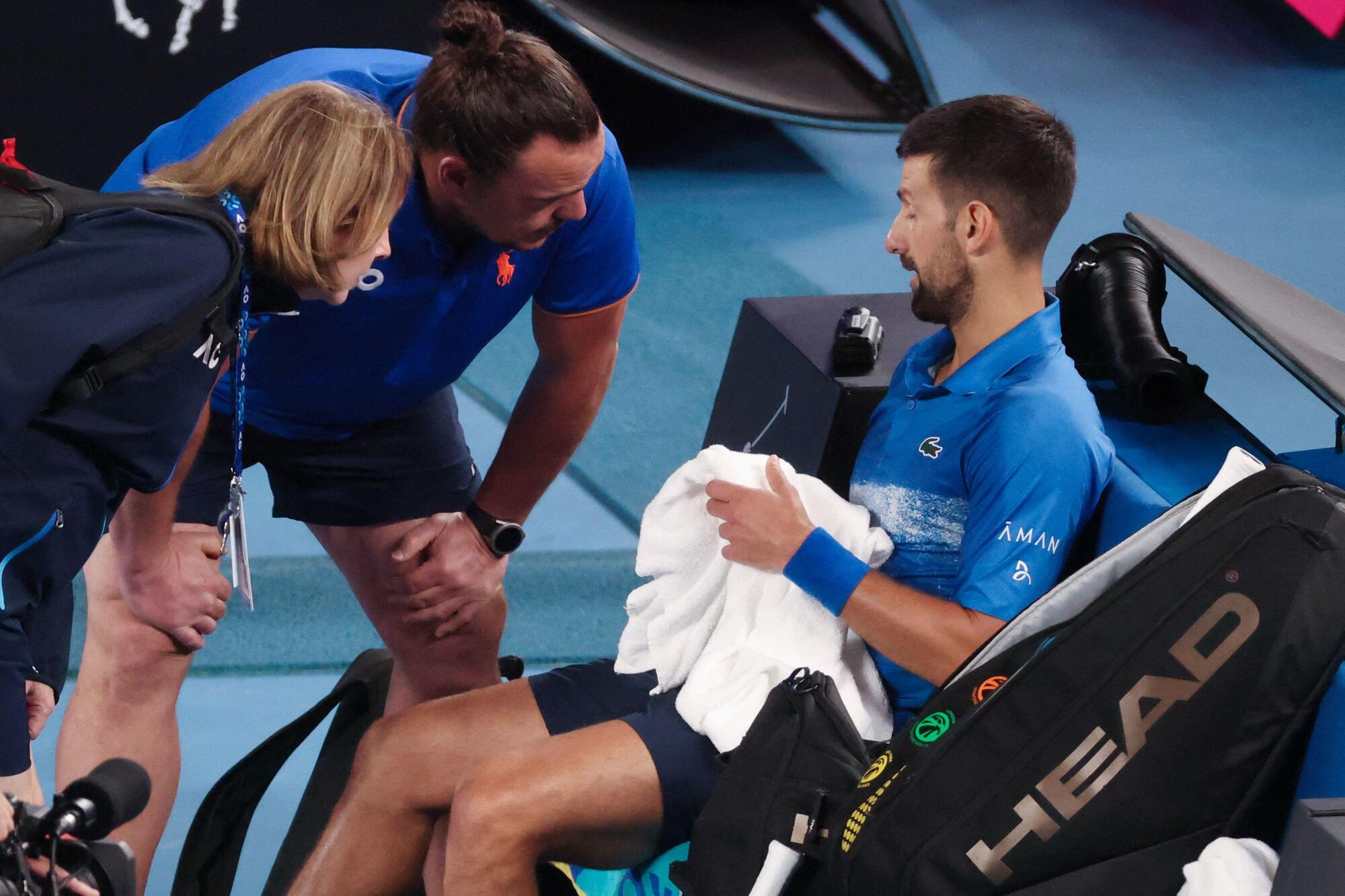 Il medical time out di Djokovic