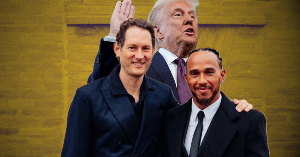 John Elkann, davvero ha preferito Lewis Hamilton (in Ferrari) a Trump? Salta la cerimonia del presidente, ma se proprio The Donald potesse salvare Stellantis (che ora vende meno di Renault)? Dai dazi all&rsquo;auto elettrica e&hellip;