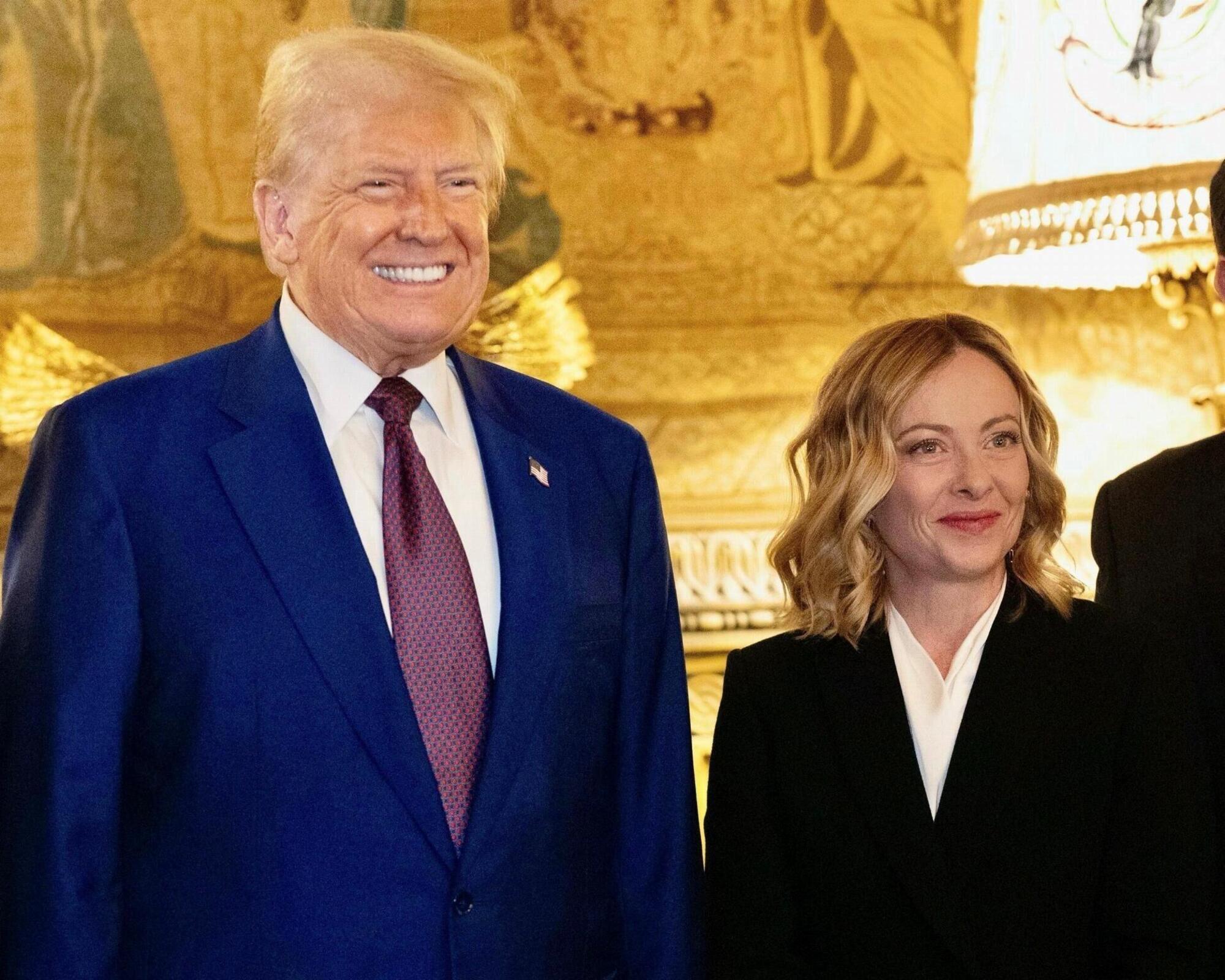 Donald Trump e Giorgia Meloni