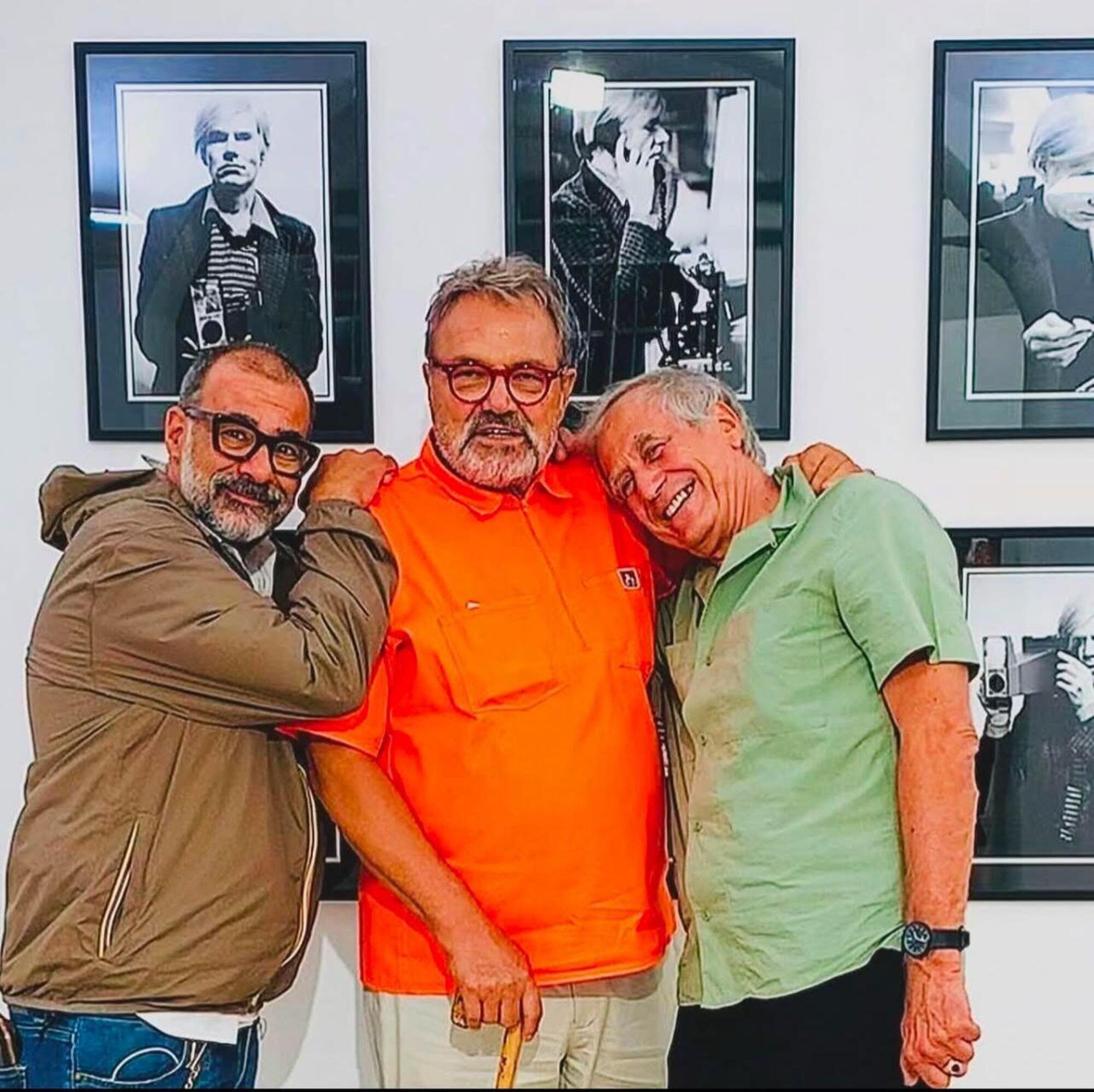 Luca Beatrice con Oliviero Toscani