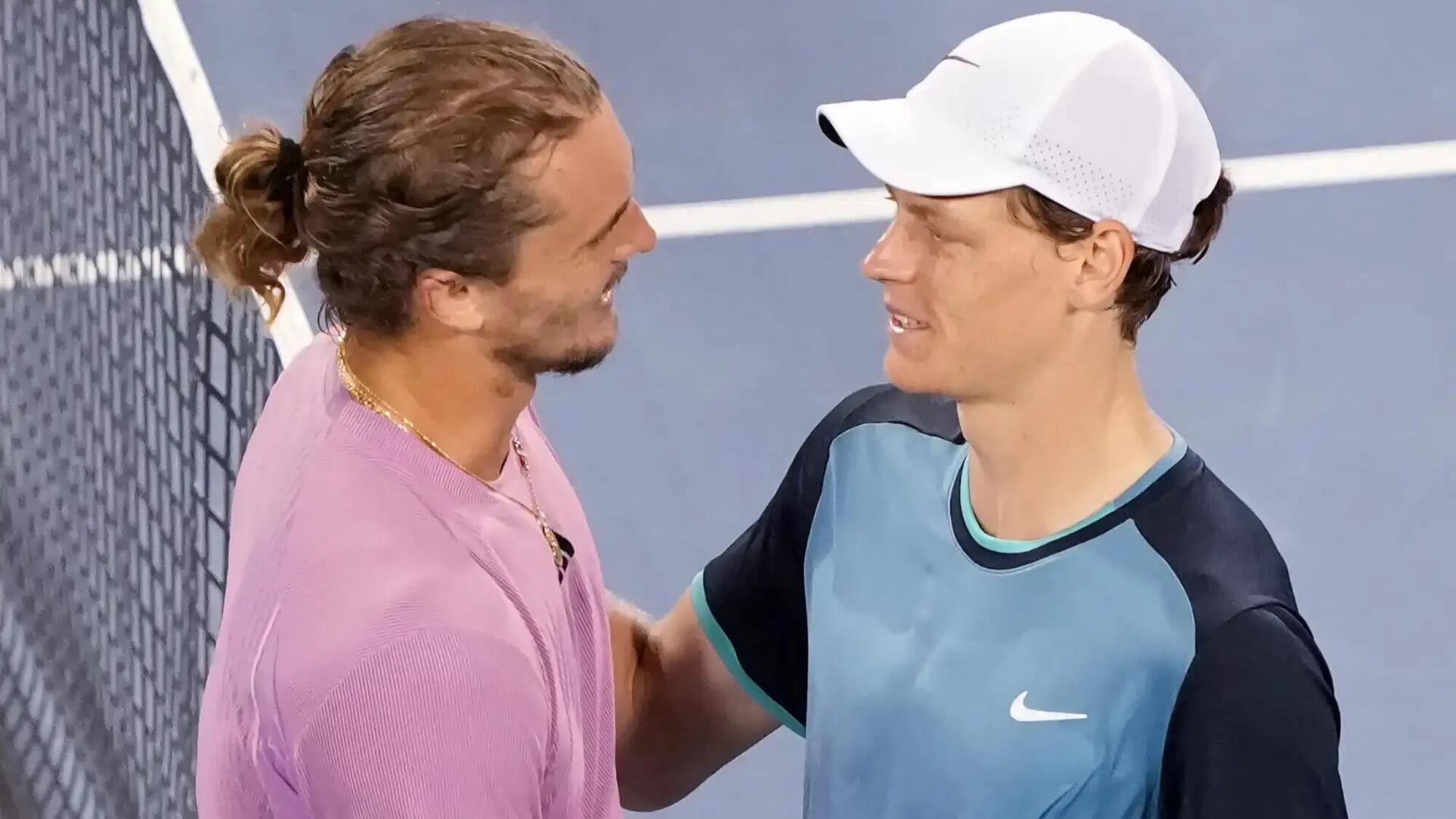 Sinner e Zverev si incontrano in finale