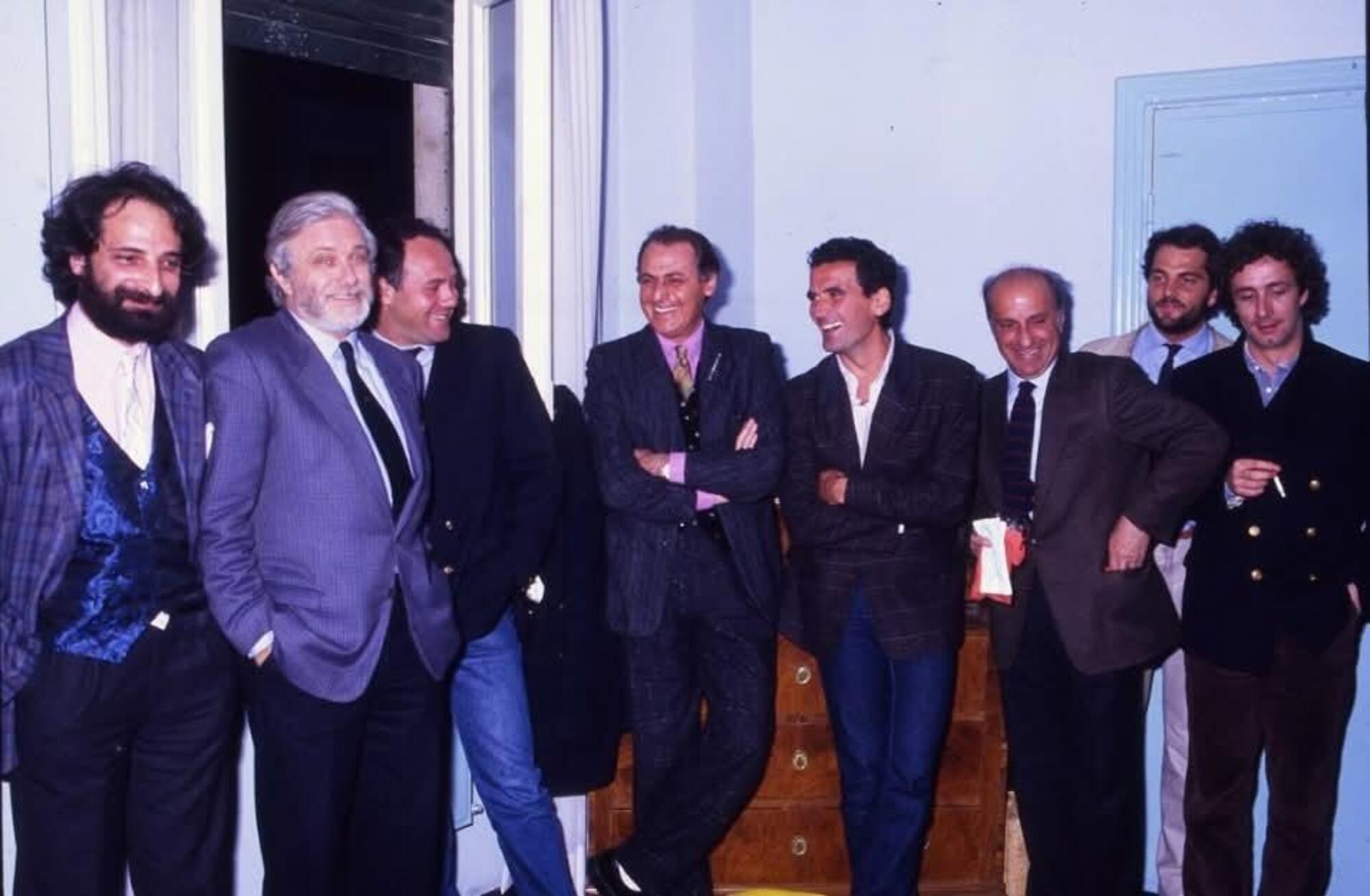 Andy Luotto, De Crescenzo, Verdone, Arbore, Troisi, Bracardi, Vallone e Nuti