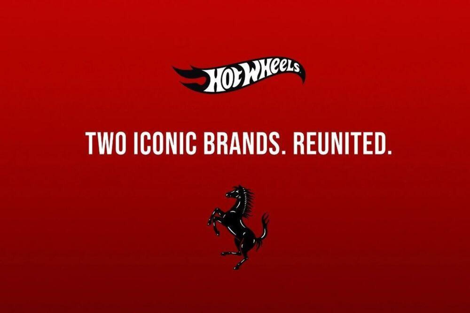 L&#039;annuncio della Hot Wheels in collaborazione con la Ferrari.