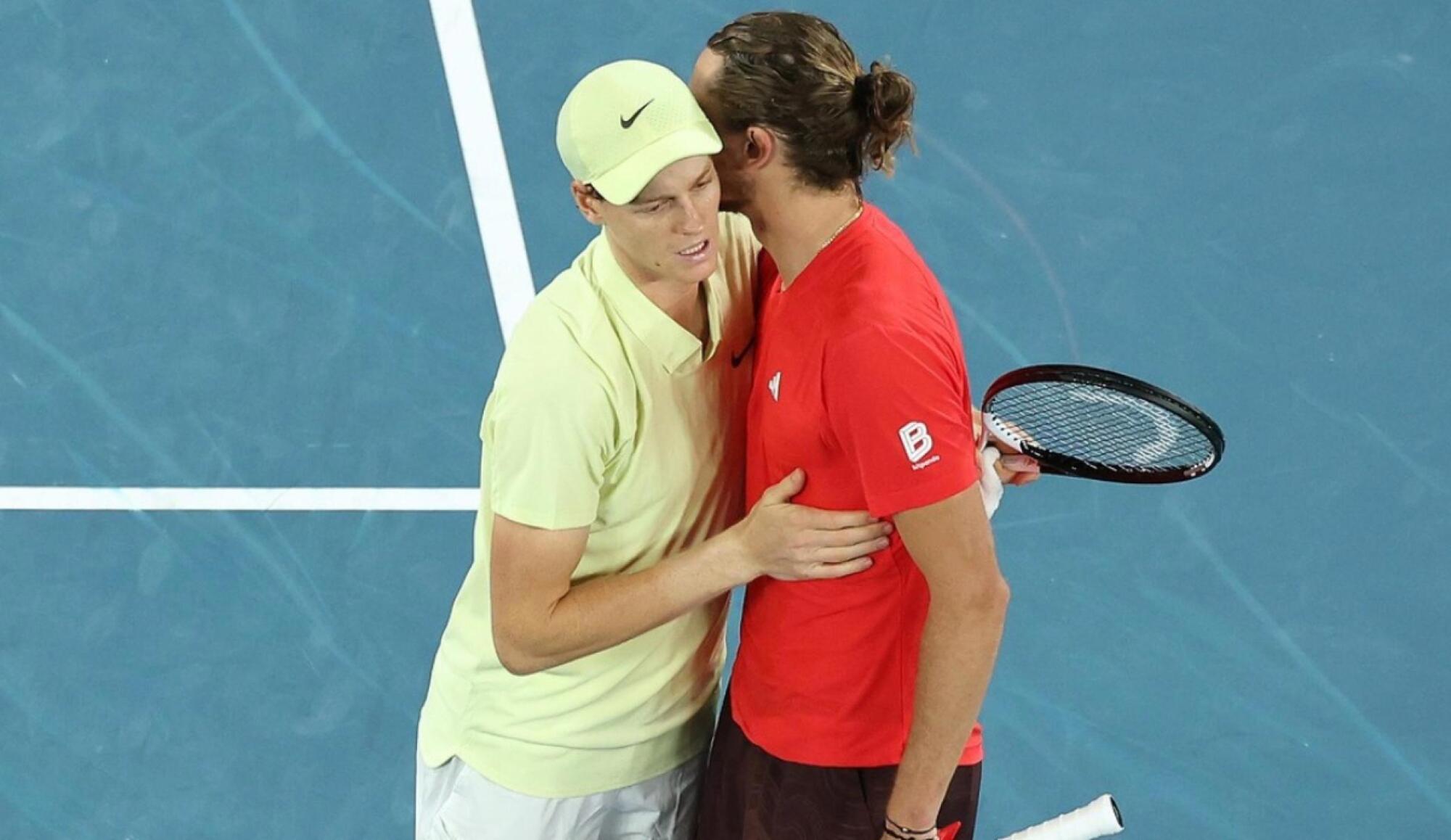 Australian Open, Sinner e Zverev