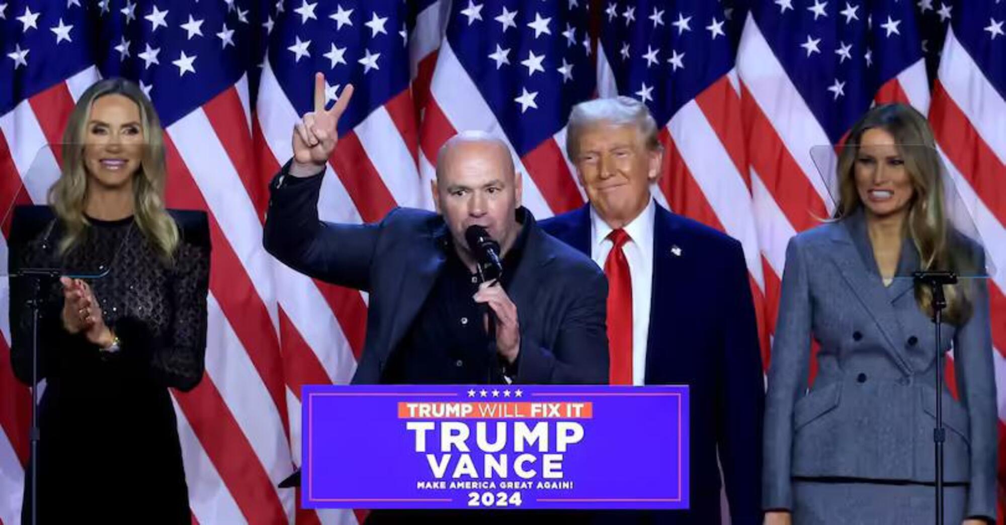 Dana White con Donald Trump