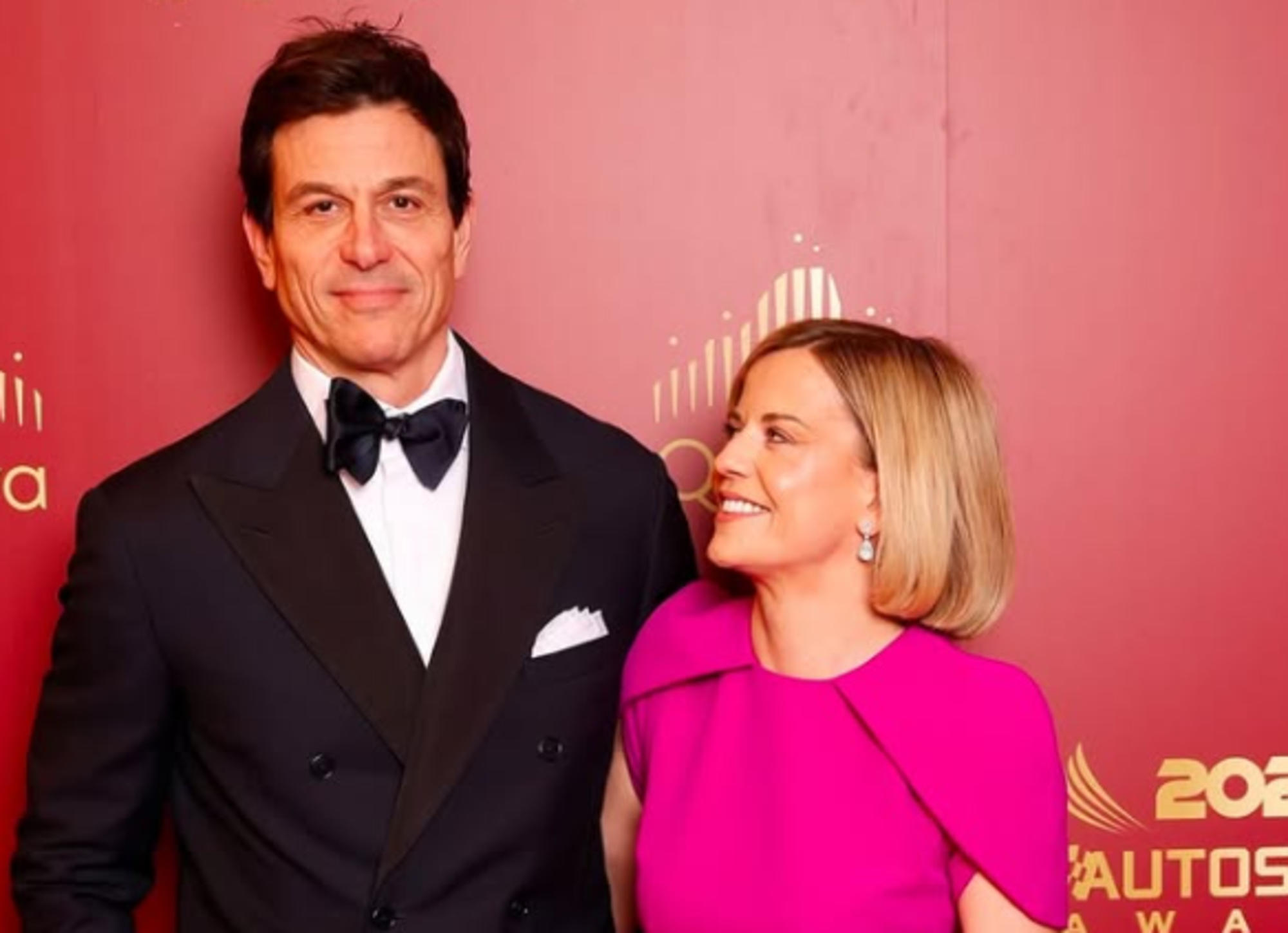 Toto Wolff agli Autosport Awards insieme a Susie Wolff