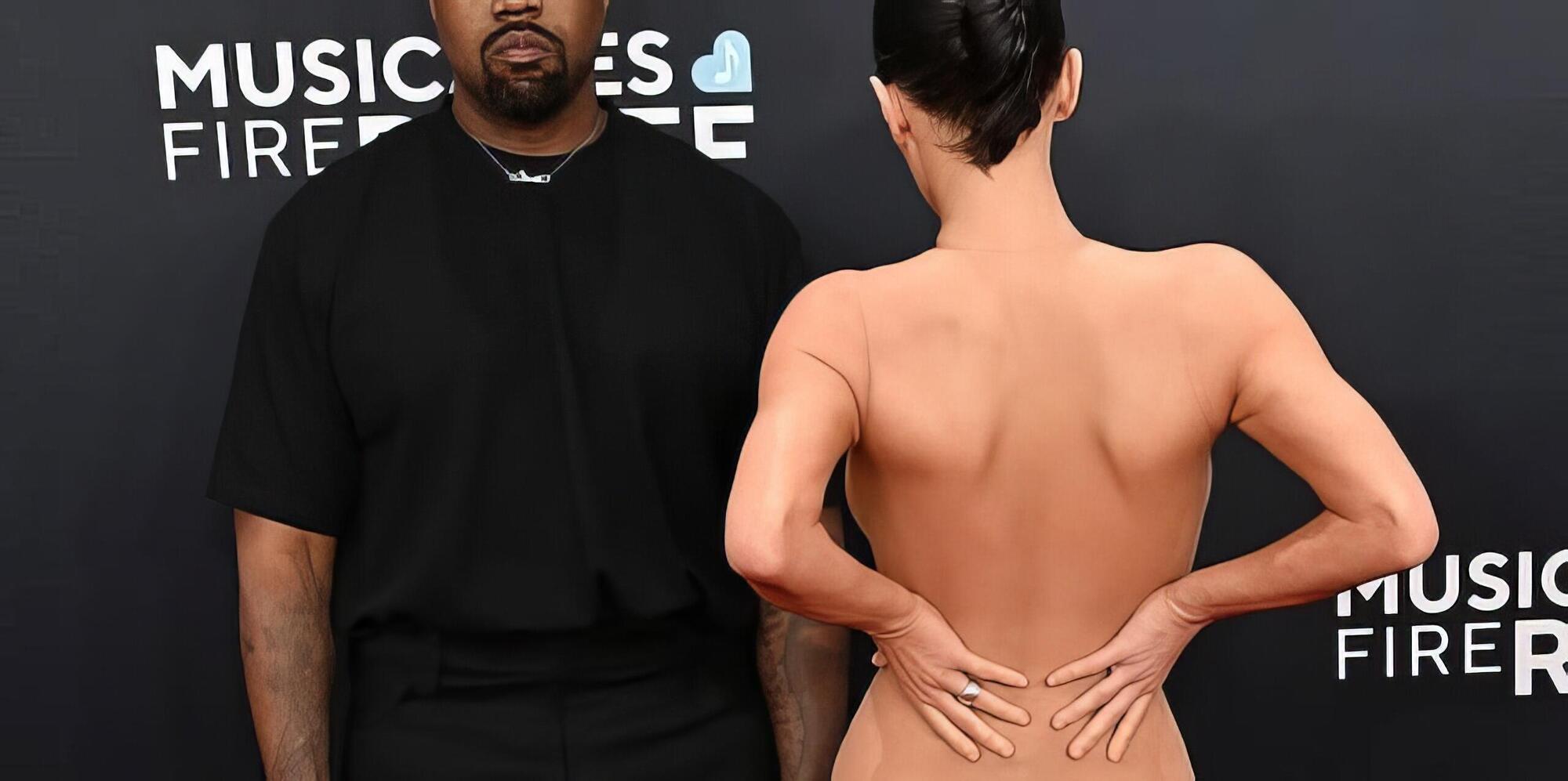 kanye west bianca censori grammy