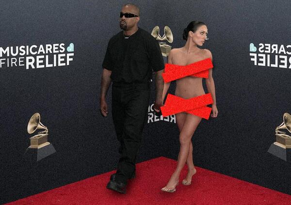 Femminismo o ipocrisia? La verit&agrave; dietro Bianca Censori nuda ai Grammy 2025: in un mondo ipersessualizzato, senza il marketing, il nostro corpo ci destabilizza. Kanye West l&#039;ha capito?