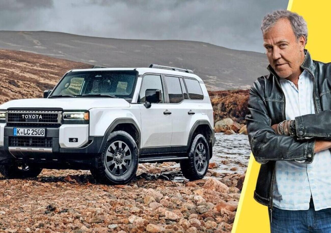 Jeremy Clarkson prova il nuovo Toyota Land Cruiser: &ldquo;Il fuoristrada perfetto? Solo se vivi nel deserto, ma in citt&agrave; e in autostrada e con una pecora morta... E il Land Rover&hellip;&rdquo;