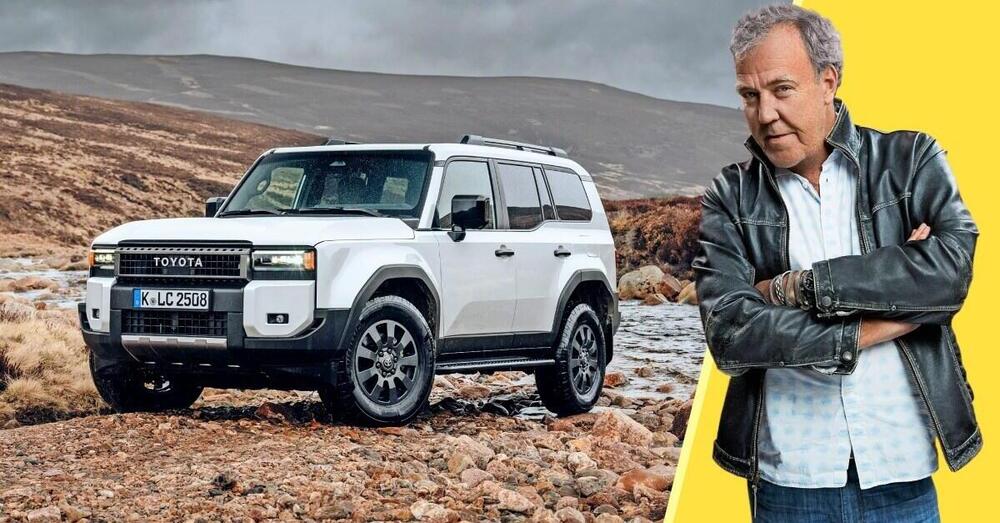 Jeremy Clarkson prova il nuovo Toyota Land Cruiser: &ldquo;Il fuoristrada perfetto? Solo se vivi nel deserto, ma in citt&agrave; e in autostrada e con una pecora morta... E il Land Rover&hellip;&rdquo;