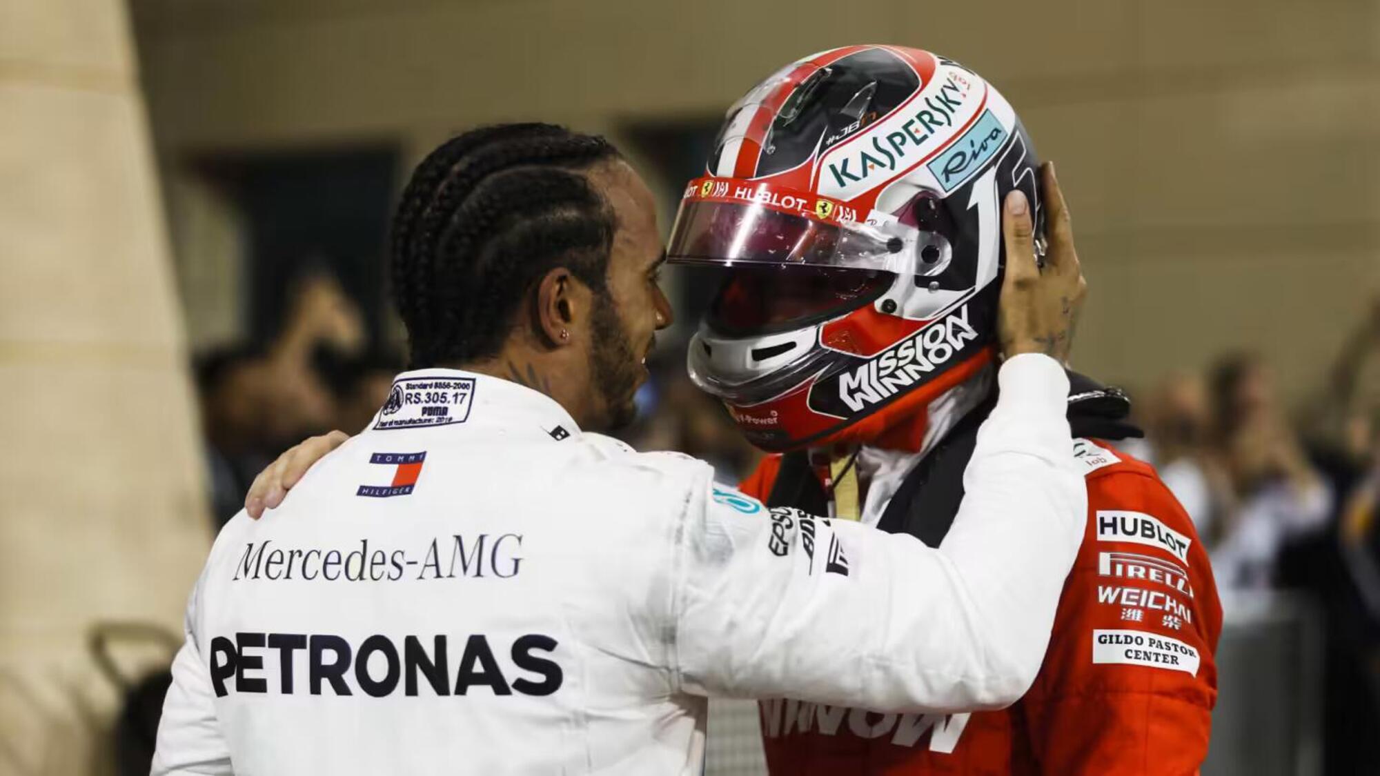 Lewis Hamilton Charles Leclerc F1