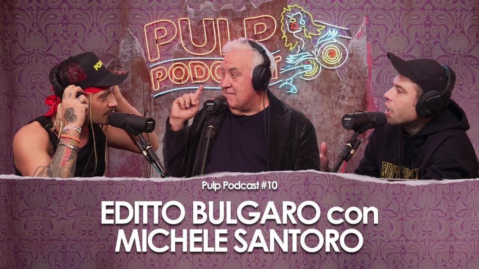 Michele Santoro ospite di Pulp Podcast con Fedez e Mr Marra