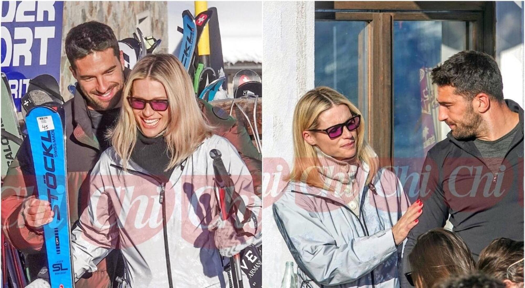 Michelle Hunziker e Alvise Rigo paparazzati dal settimanale Chi