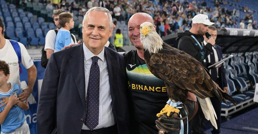 Il falconiere della Lazio, licenziato per una protesi al pene, torna allo stadio? S&igrave;, ma non all&#039;Olimpico: ecco dove far&agrave; volare l&rsquo;aquila Olympia e perch&eacute; Juan Bernab&eacute; ha accettato la cacciata di Lotito...