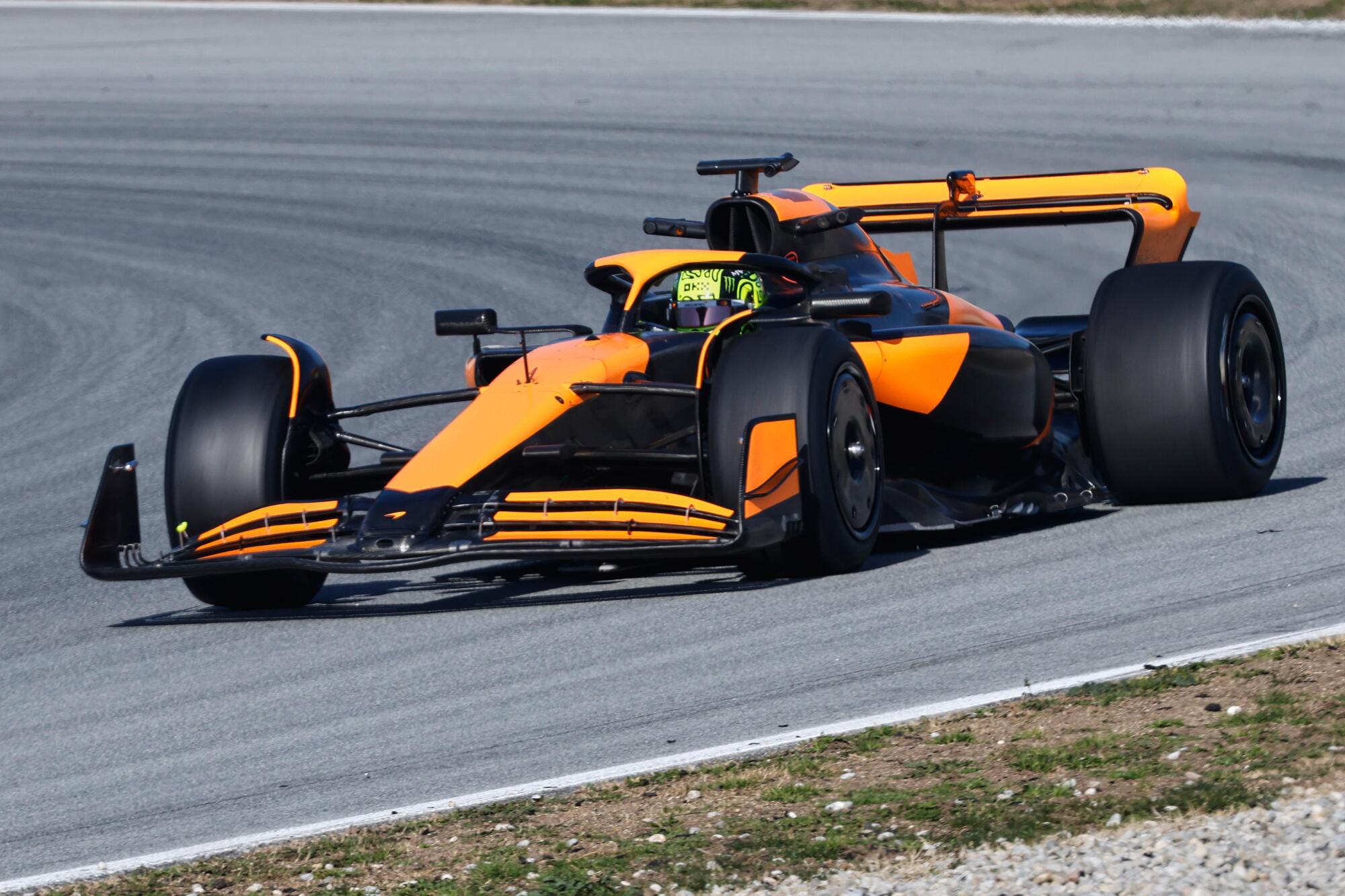 Mclaren Lando Norris Barcellona Pirelli