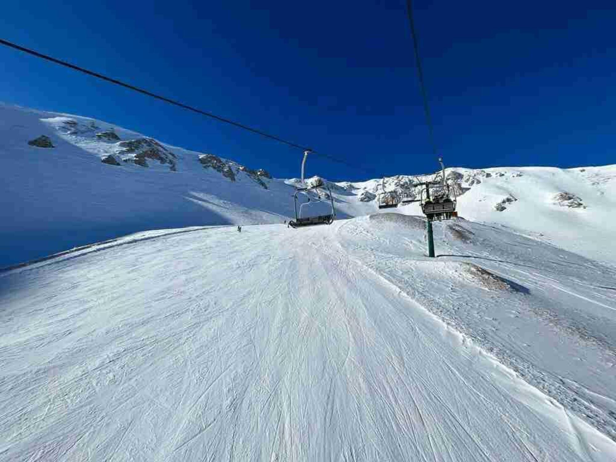 Le piste da scii di Ovindoli