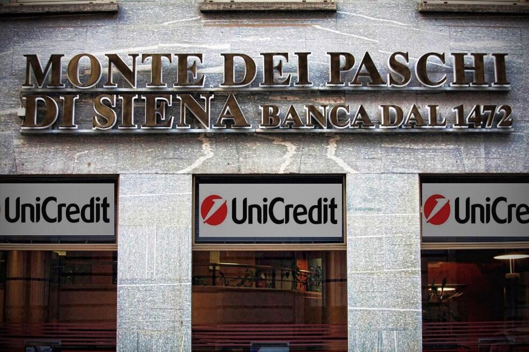 mps monte dei paschi di siena unicredit