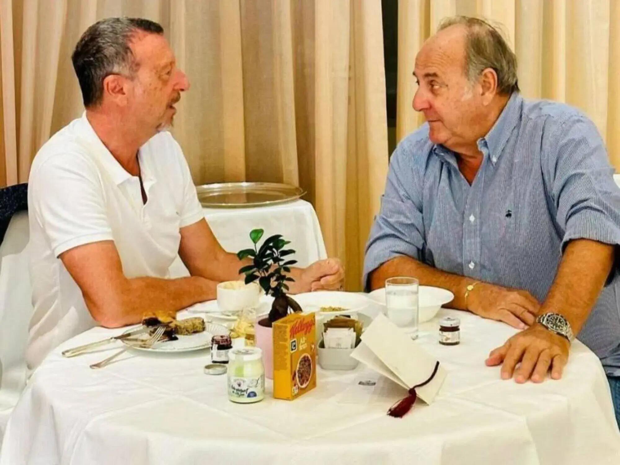 La colazione tra Amadeus e Gerry Scotti nel 2024