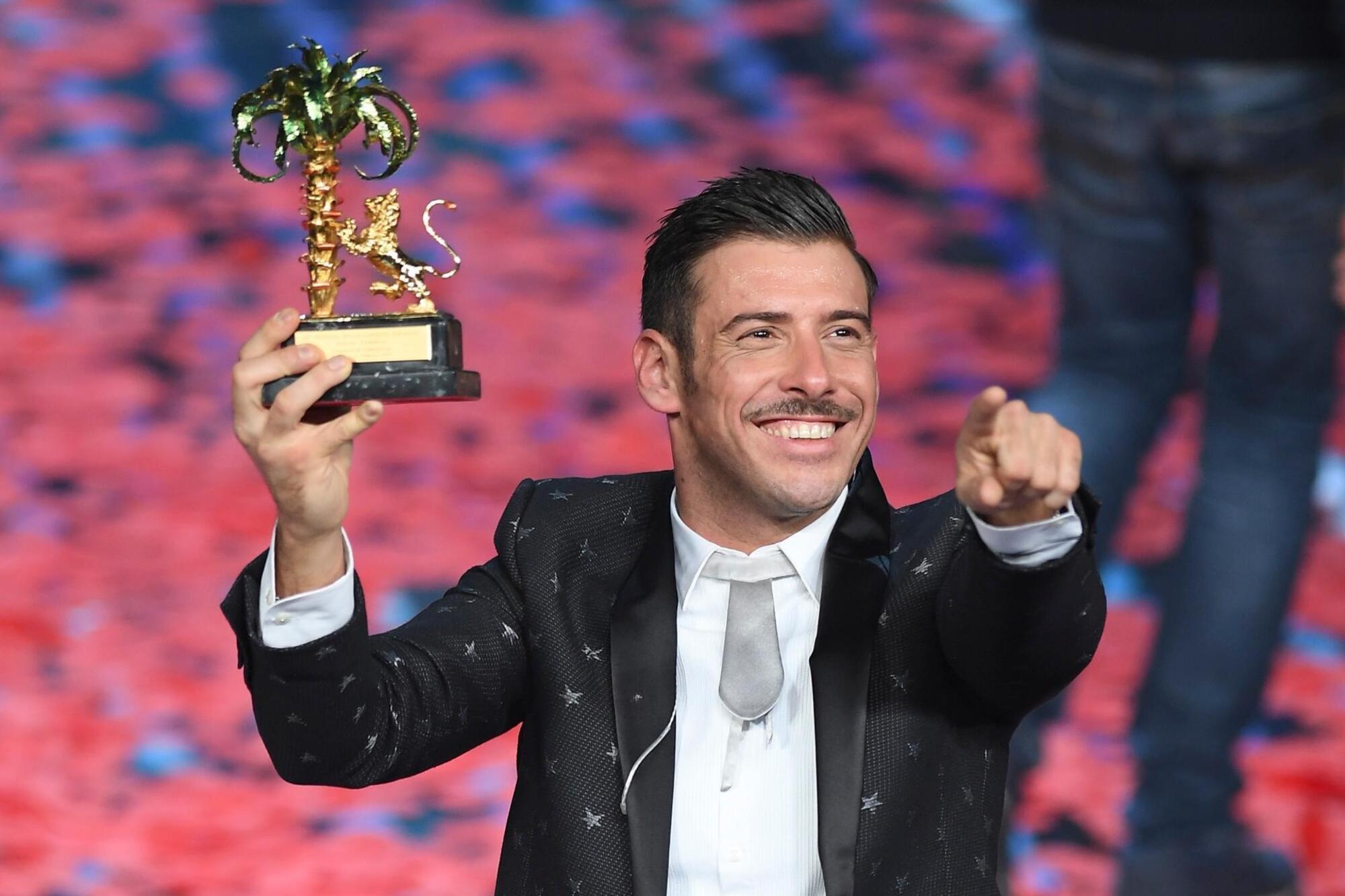 Francesco Gabbani, vincitore di Sanremo 2017