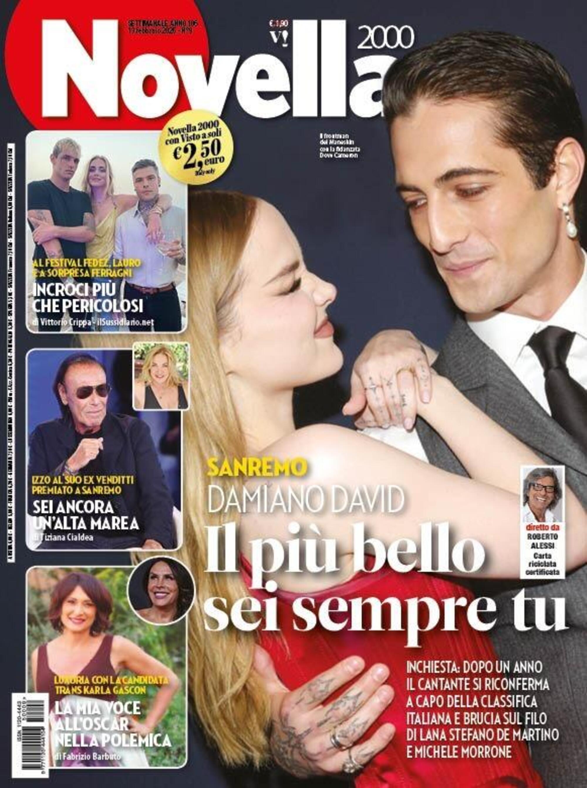 La copertina di Novella 2000