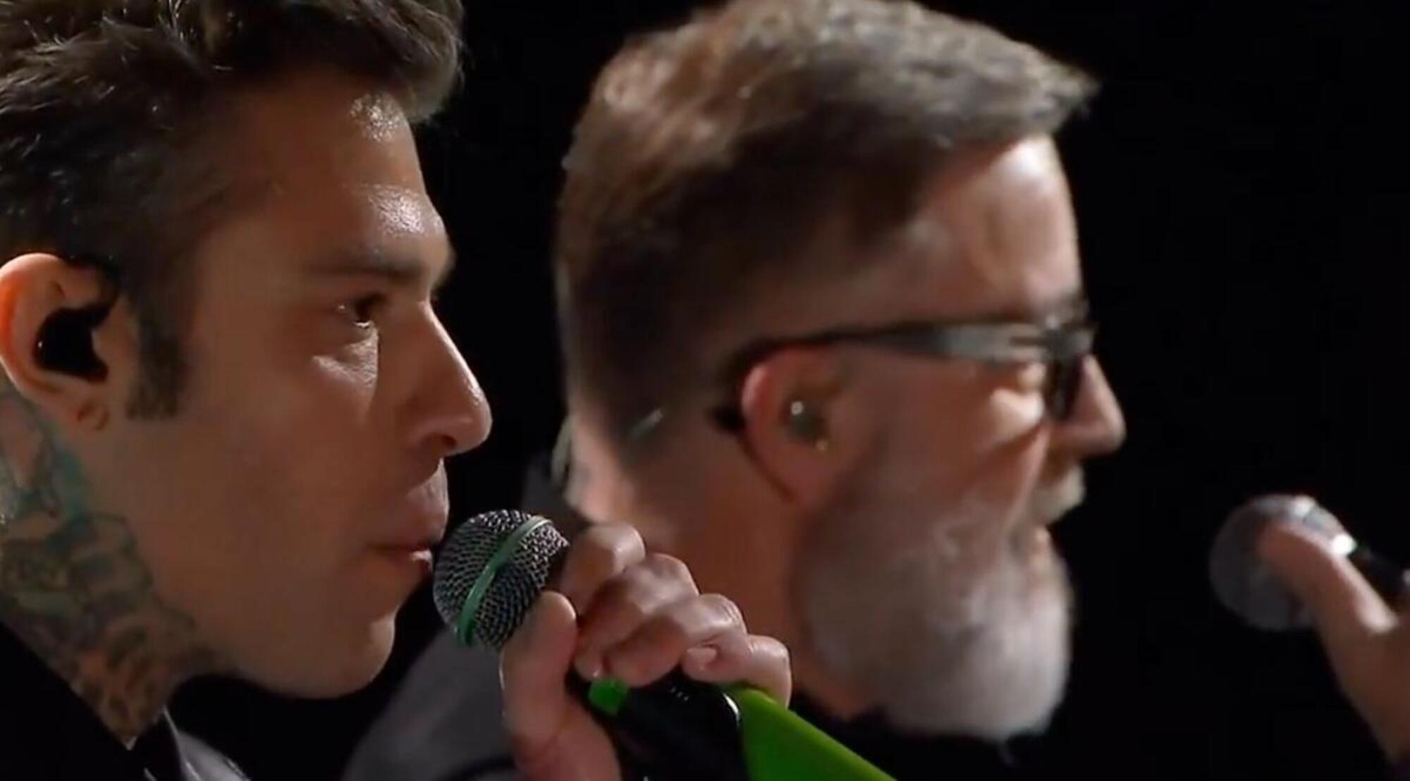 Fedez e Marco Masini a Sanremo