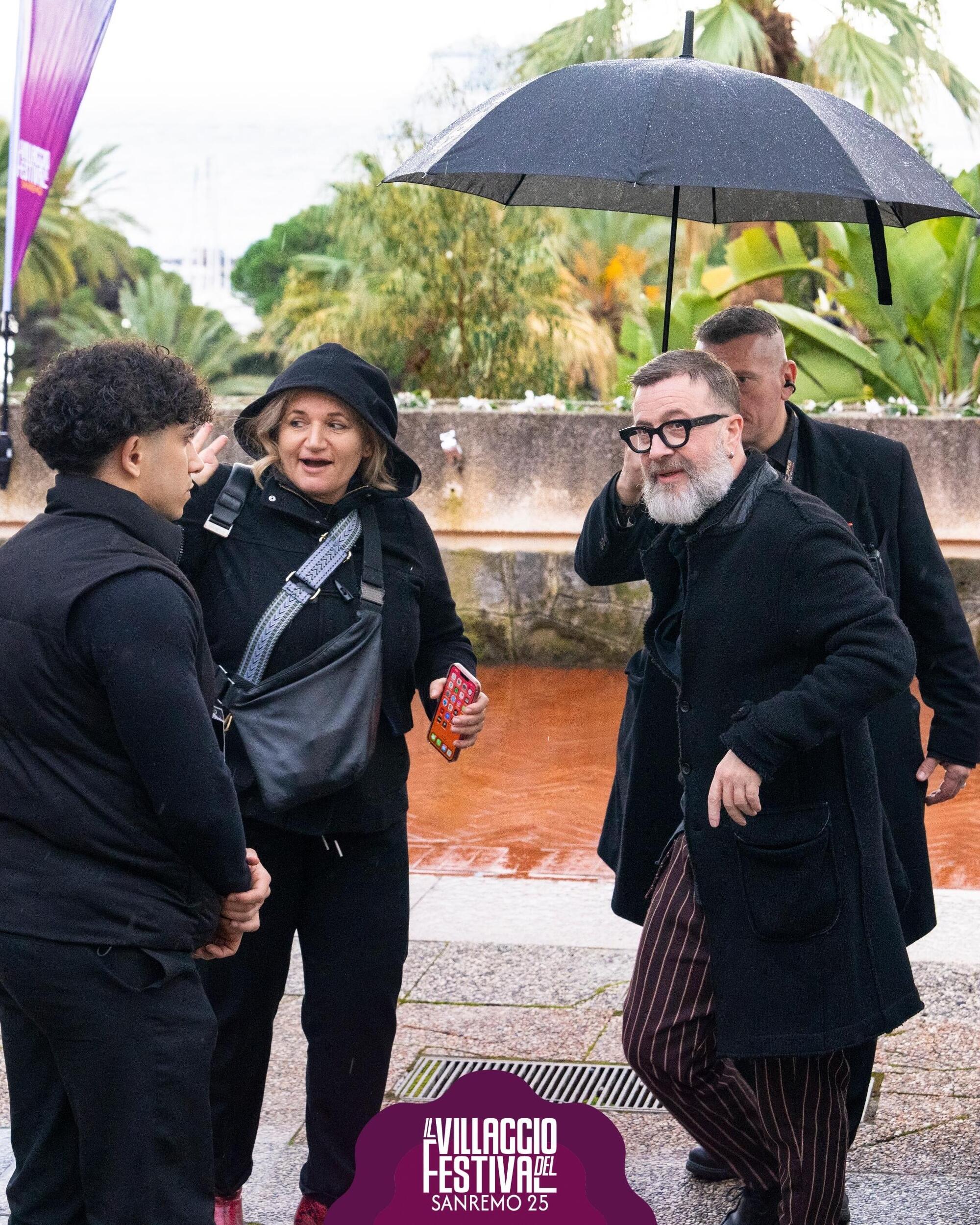 Masini arriva al Villaggio del Festival