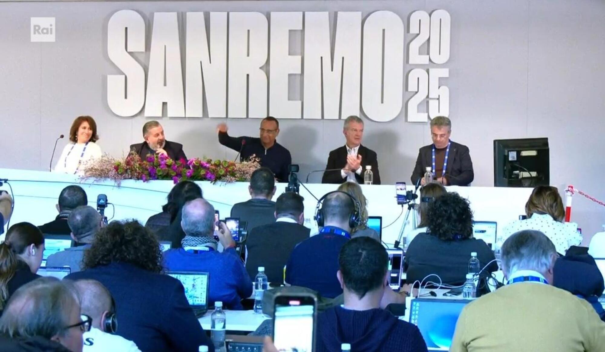 La Sala Stampa di Sanremo 2025