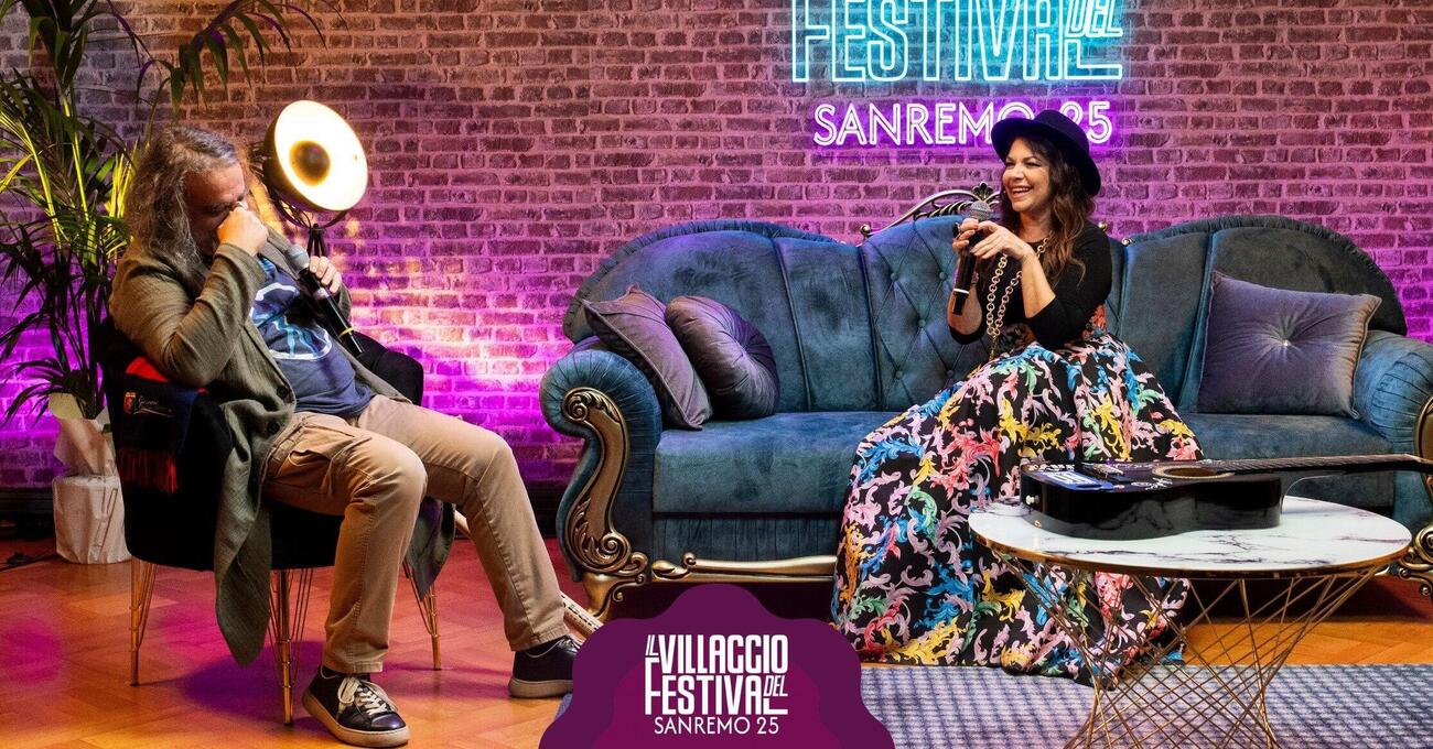 Le interviste di Michele e Lucia Monina nel Salotto del Villaggio del Festival, Cristina D&#039;Avena: &ldquo;Io in gara a Sanremo? Con il brano giusto...&quot;. Giorgia? Ha l&#039;occhio della tigre&rdquo;. Fedez? &ldquo;Mi &egrave; arrivato&rdquo;. E sulla sigla del Fantasanremo&hellip;