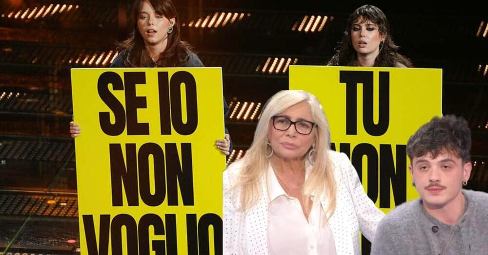 Olly dice &ldquo;no&rdquo;, Mara Venier insiste per togliere il maglione a Domenica In: quando il consenso vale a senso unico? E se Carlo Conti l&#039;avesse fatto con Elodie?