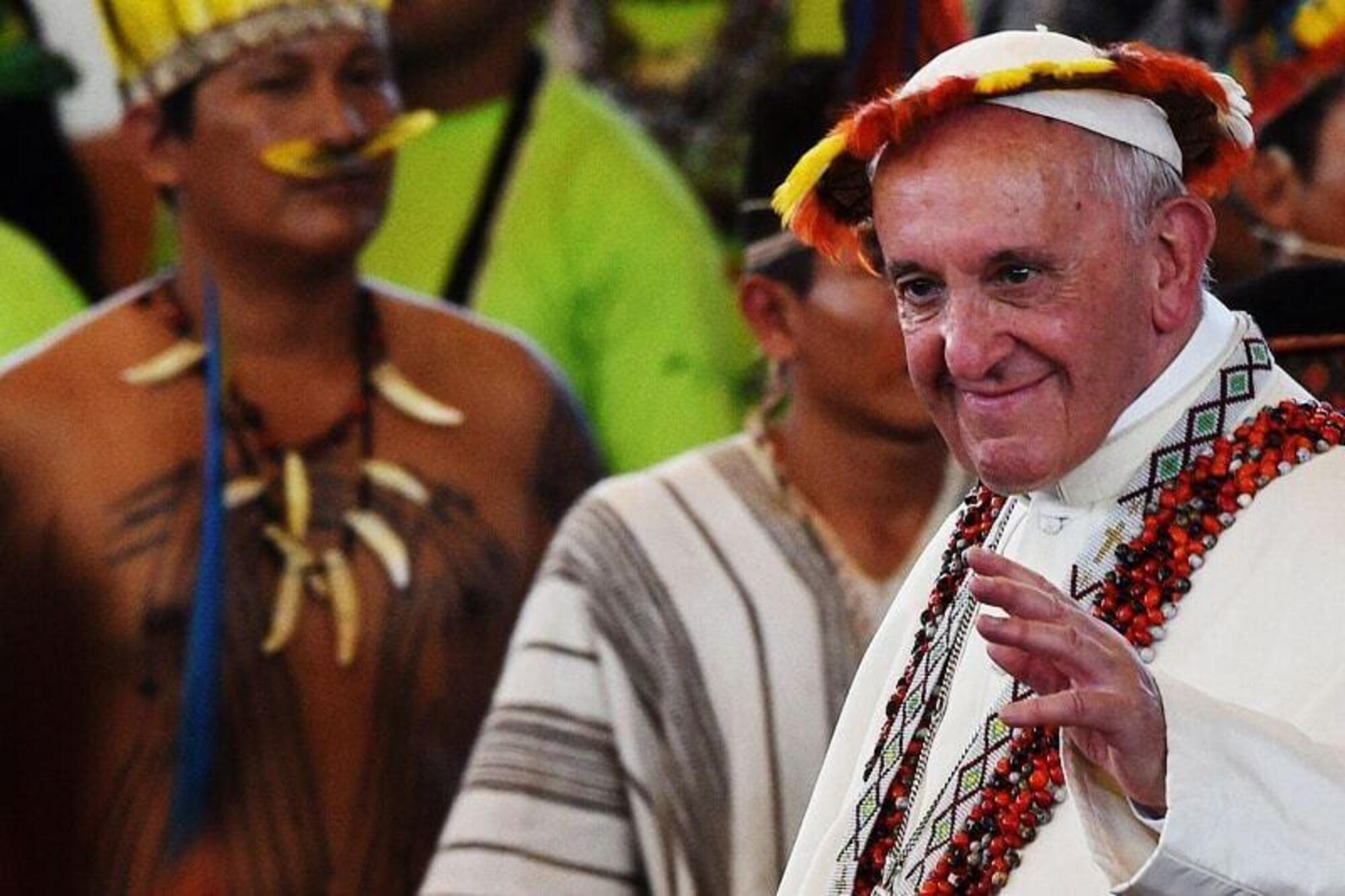 Papa Francesco aprì con il sinodo sull'Amazzonia ai "peccati contro i popoli indigeni"