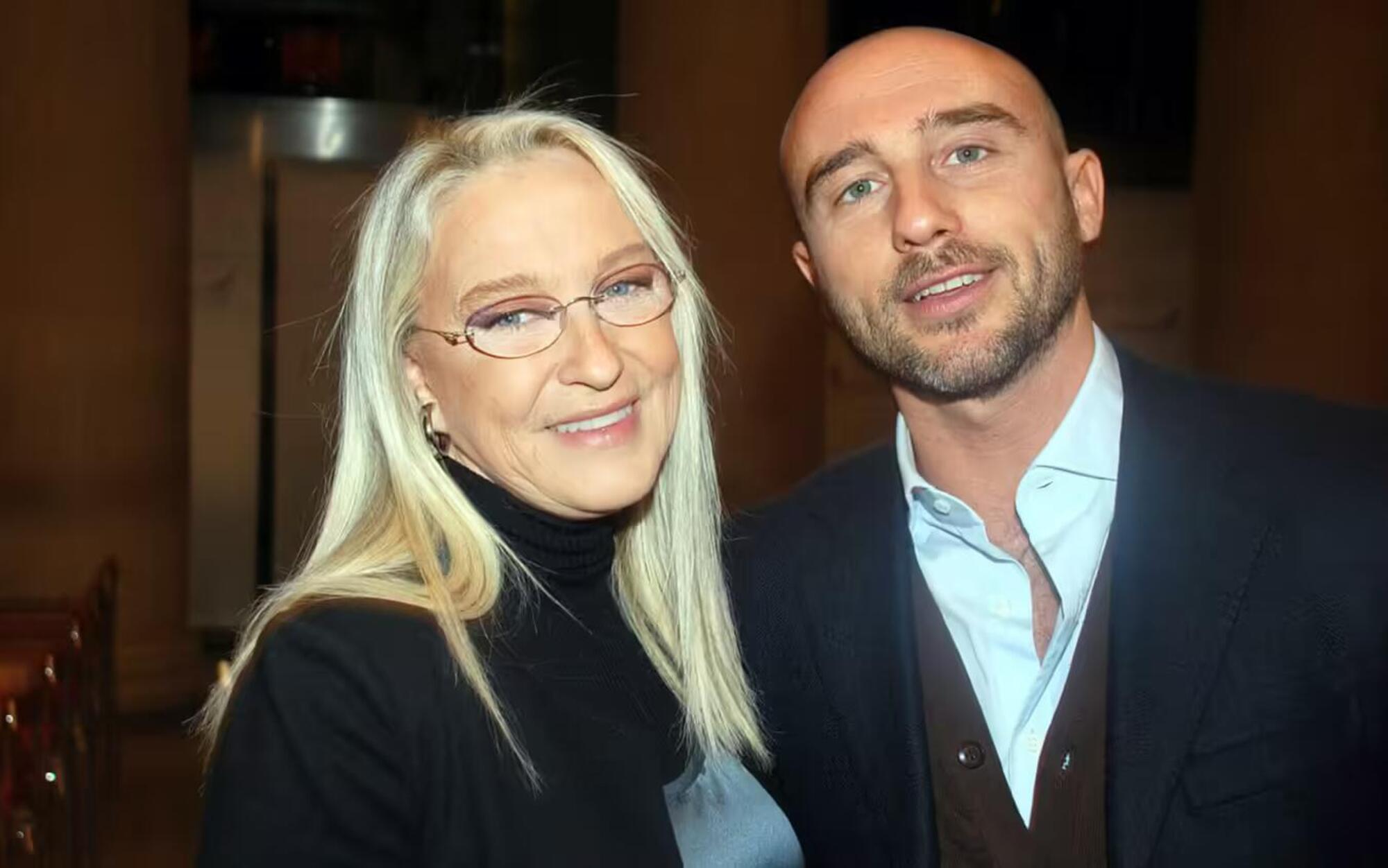 Eleonora Giorgi con il figlio Andrea Rizzoli