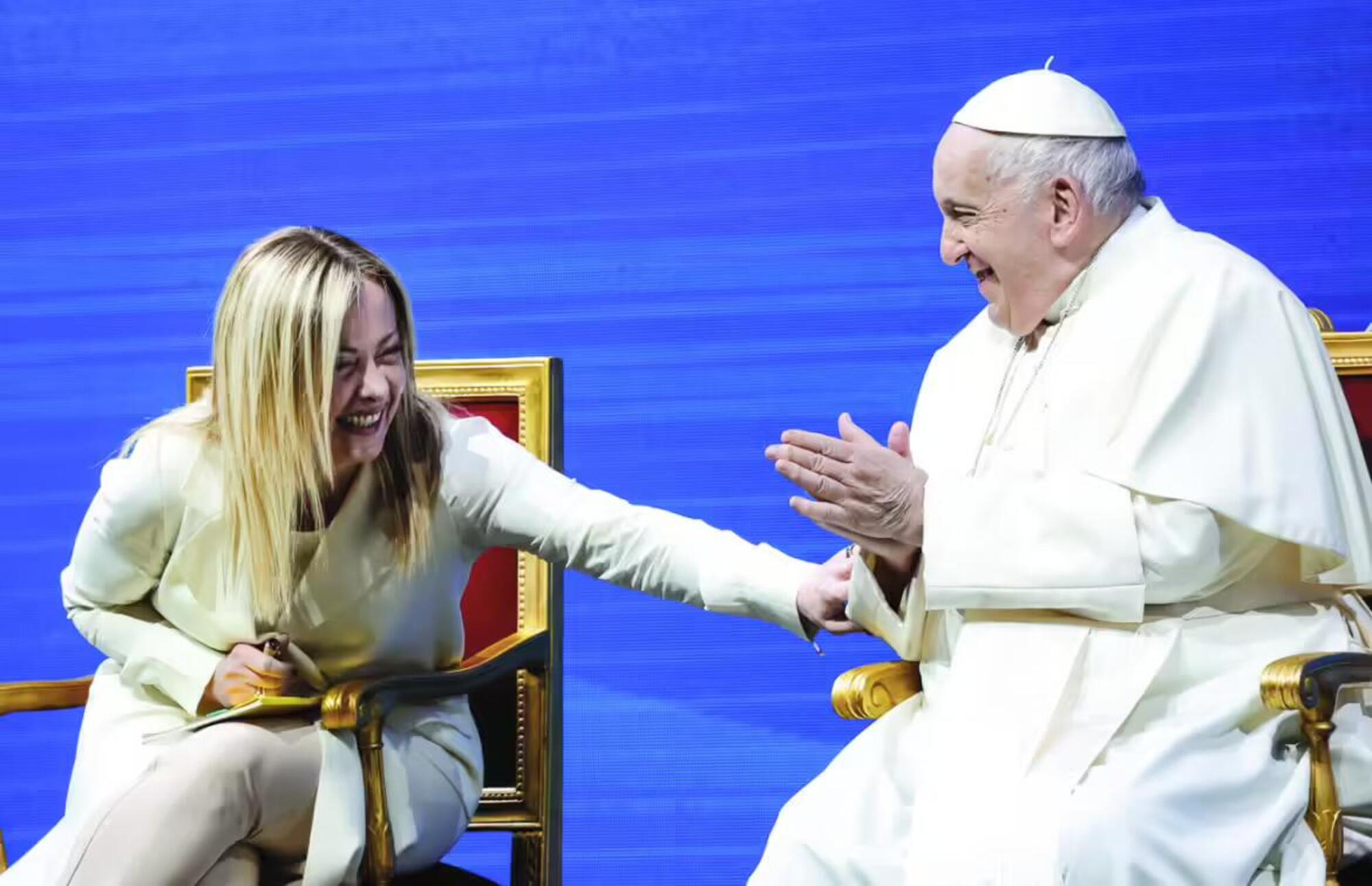 Papa Francesco E Giorgia Meloni